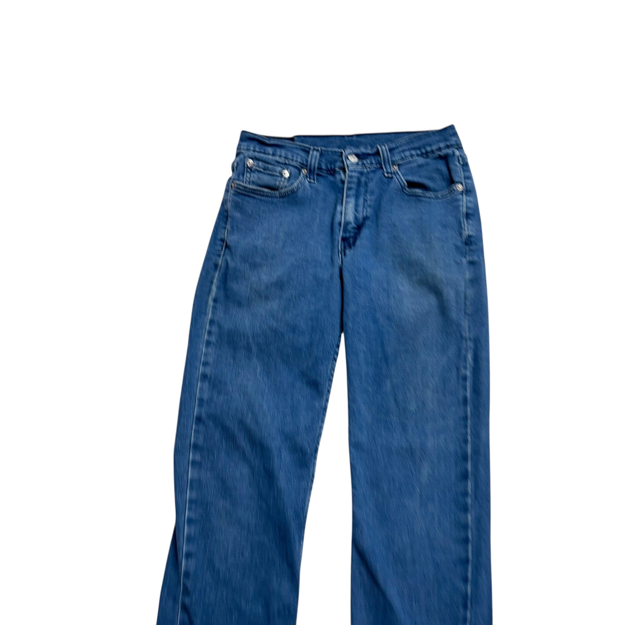 Levis 514 Jeans W28 L31 Mens Mid Blue Slim Straight Fit Stretch Denim