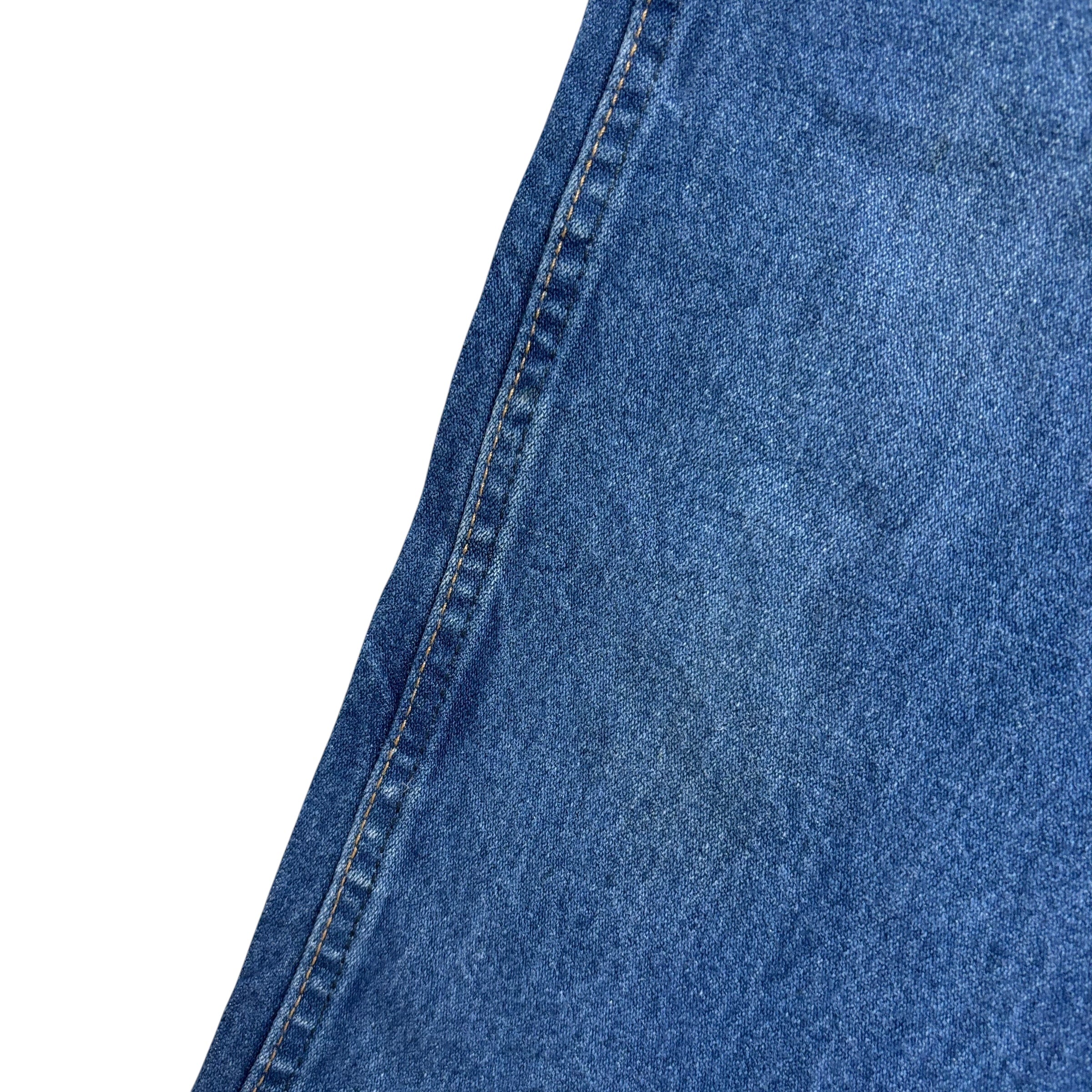 Wrangler Jeans Cowboy Cut W36 L31 Mens Mid Blue 13MWZ Original Fit Denim