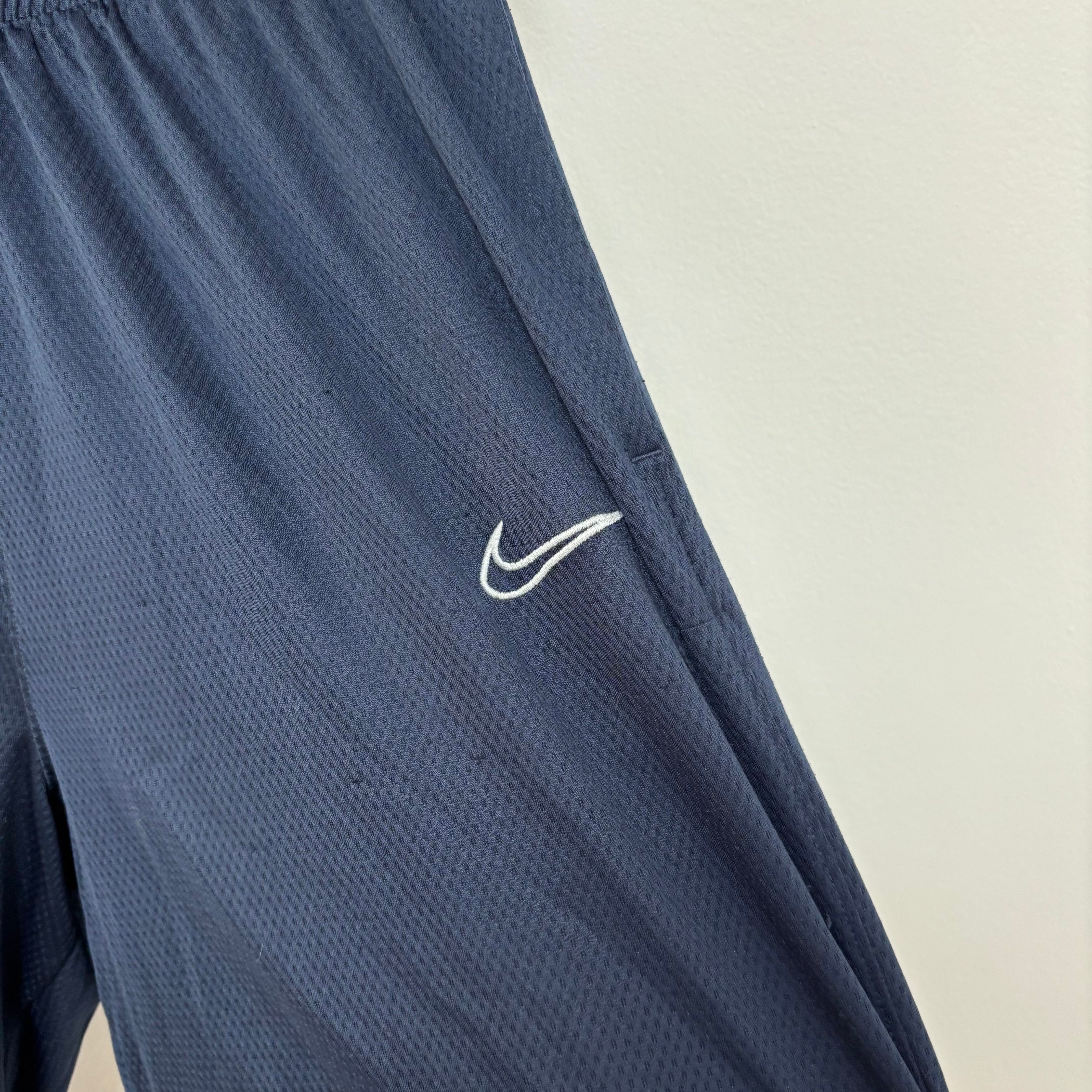 Nike Shorts Mens XL Navy Blue Dri Fit Running Sports Gym Athletic Pockets (F)