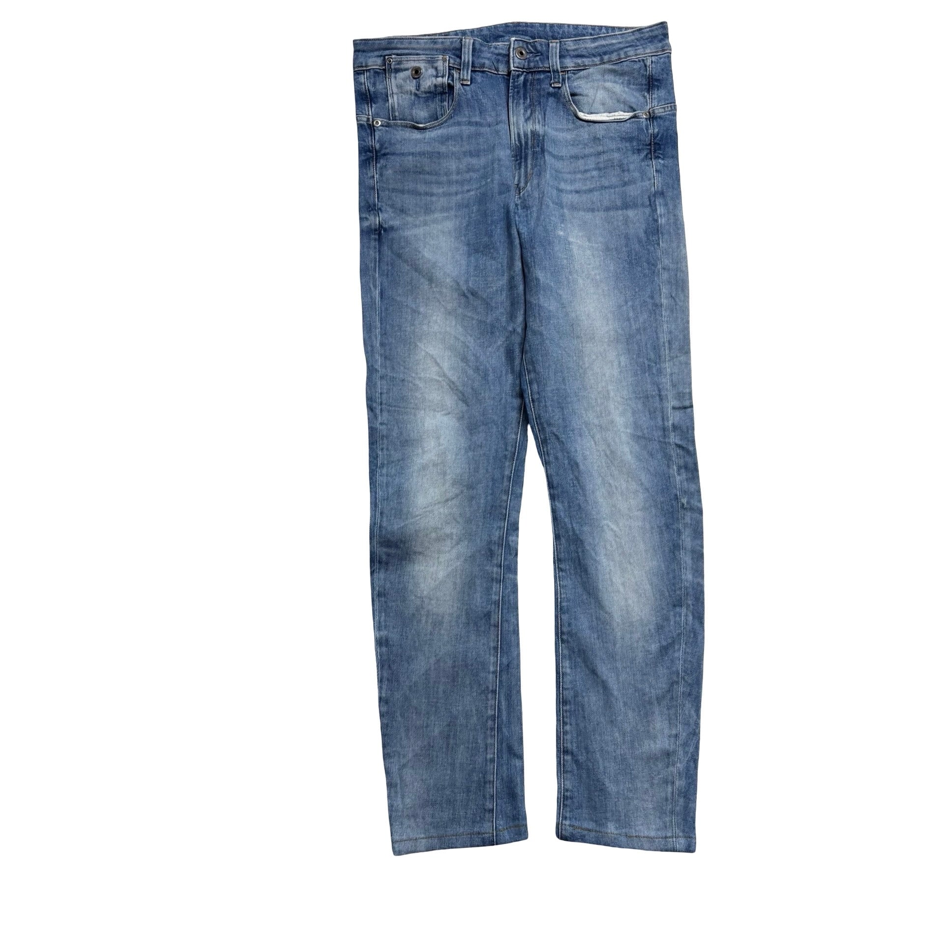 G-Star Type 3 Super Slim Jeans W32 L30 Mens Mid Blue Stretch Denim (E)