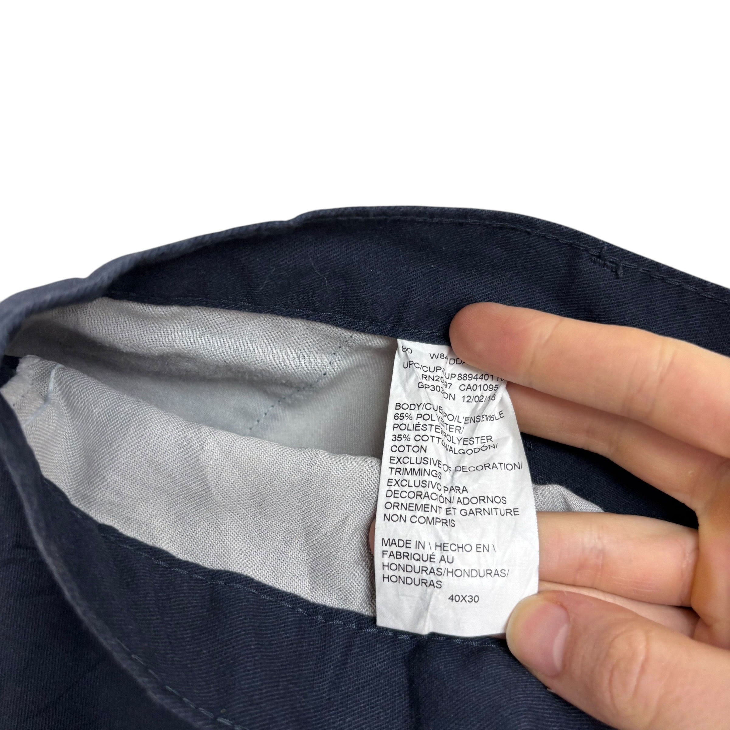 Dickies Trousers W40 L30 Mens Navy Blue Pants Original Straight Fit (E)