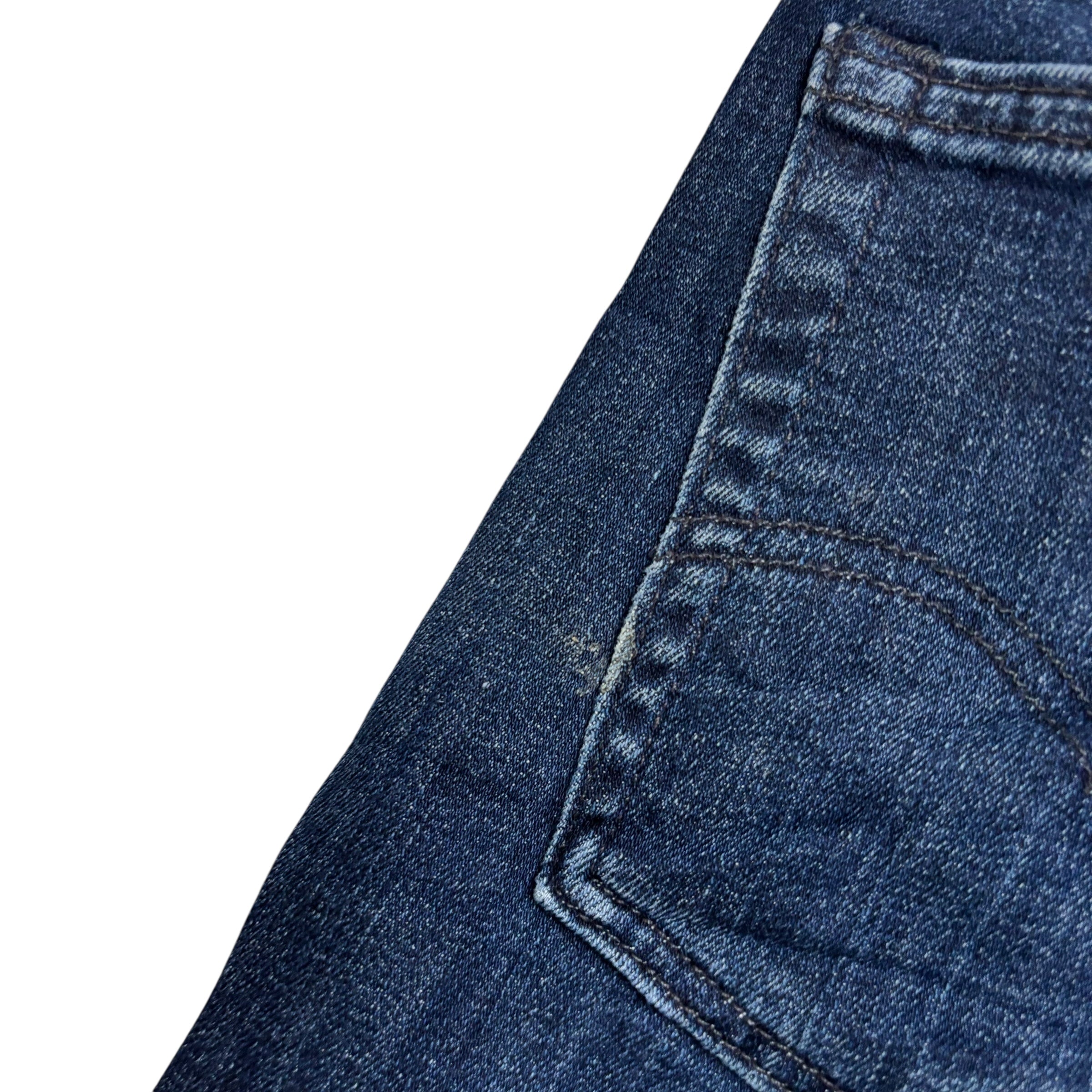 Levis 513 Jeans W32 L32 Mens Dark Blue Slim Straight Fit Stretch Denim (F)