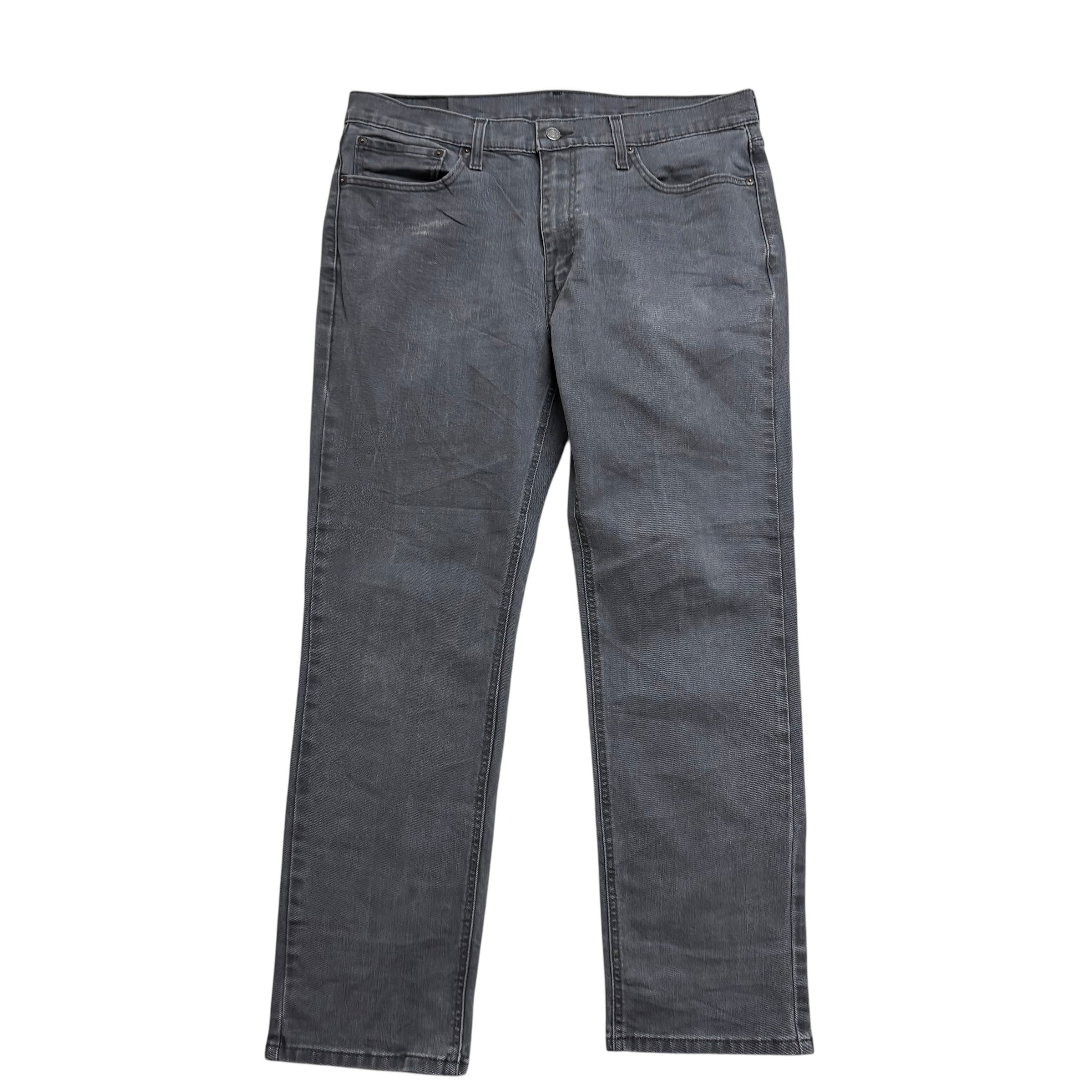 Levis 541 Jeans W36 L32 Mens Grey Athletic Tapered Fit Stretch Denim (F)