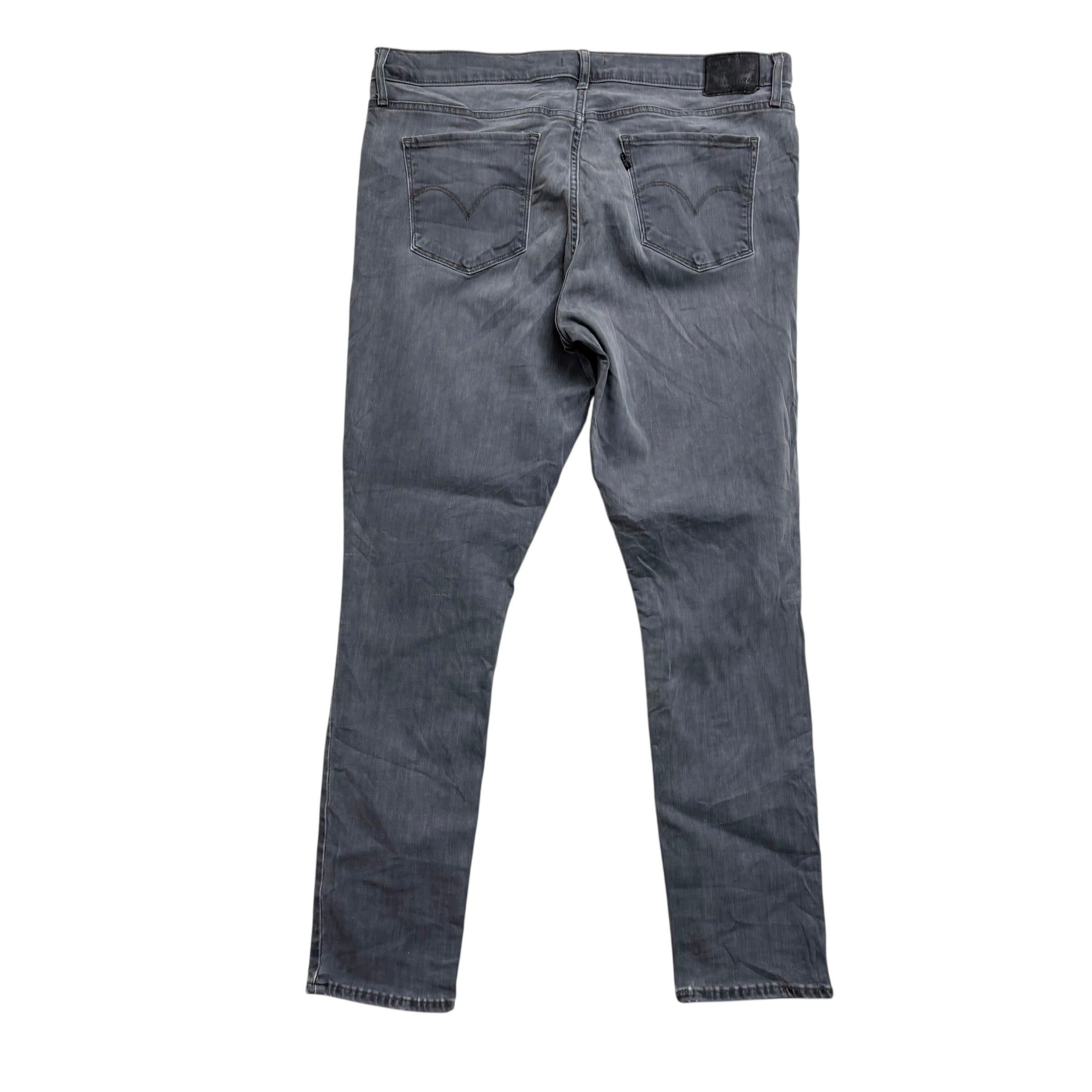 Levis 311 Jeans W33 L29 Womens Shaping Skinny Grey Stretch Denim
