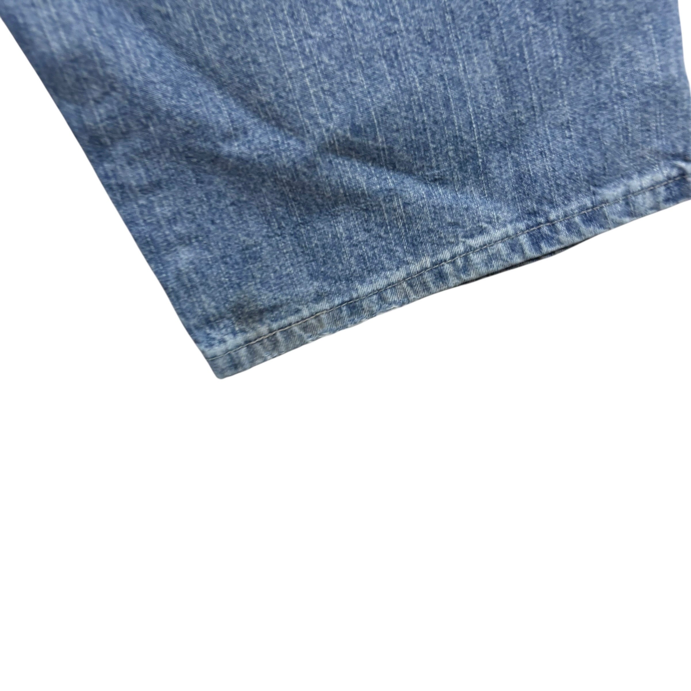Lee Carpenter Jeans W38 L32 Mens Mid Blue Baggy Relaxed Straight Fit Denim