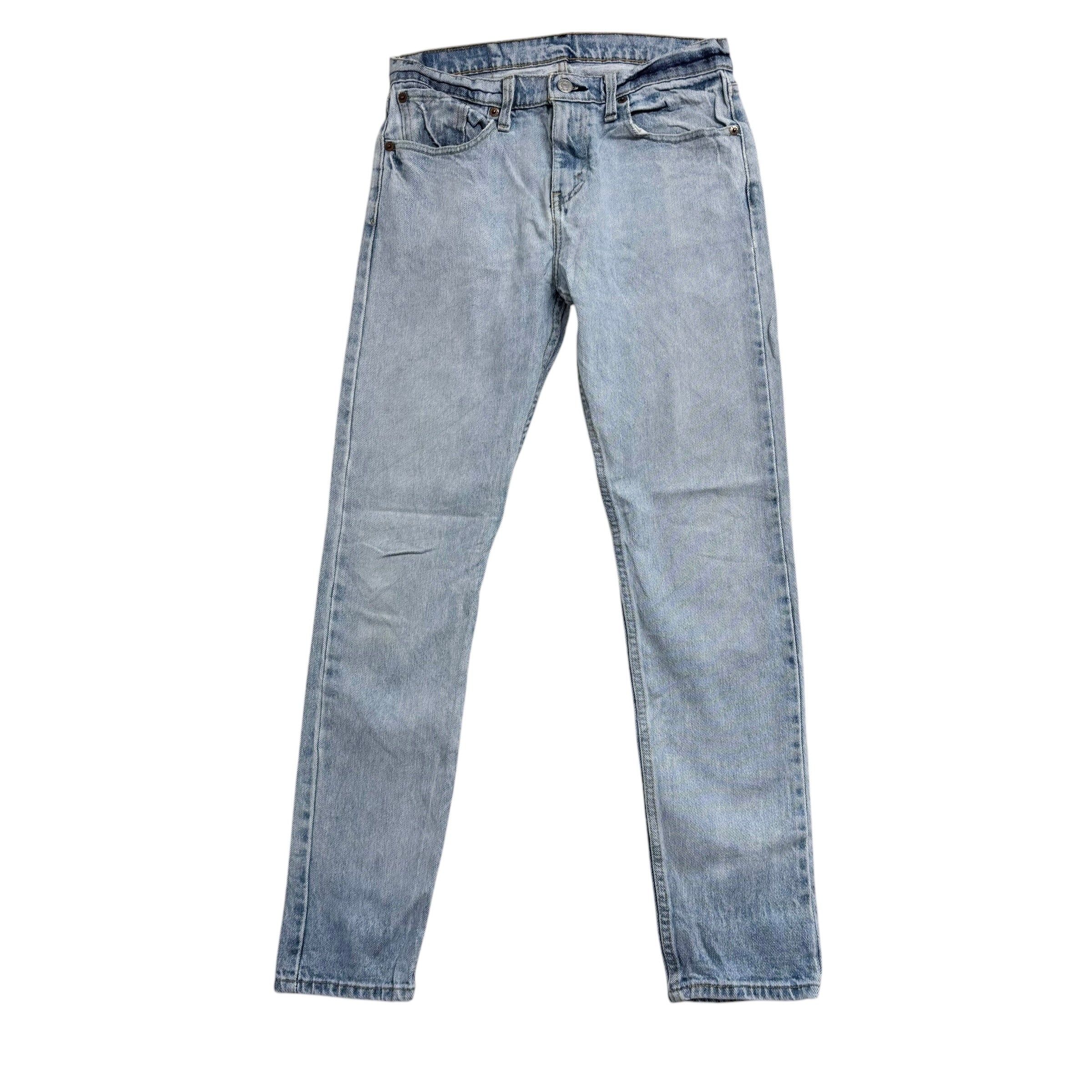 Levis 512 Jeans W28 L30 Mens Light Blue Slim Tapered Fit Stretch Denim (E)