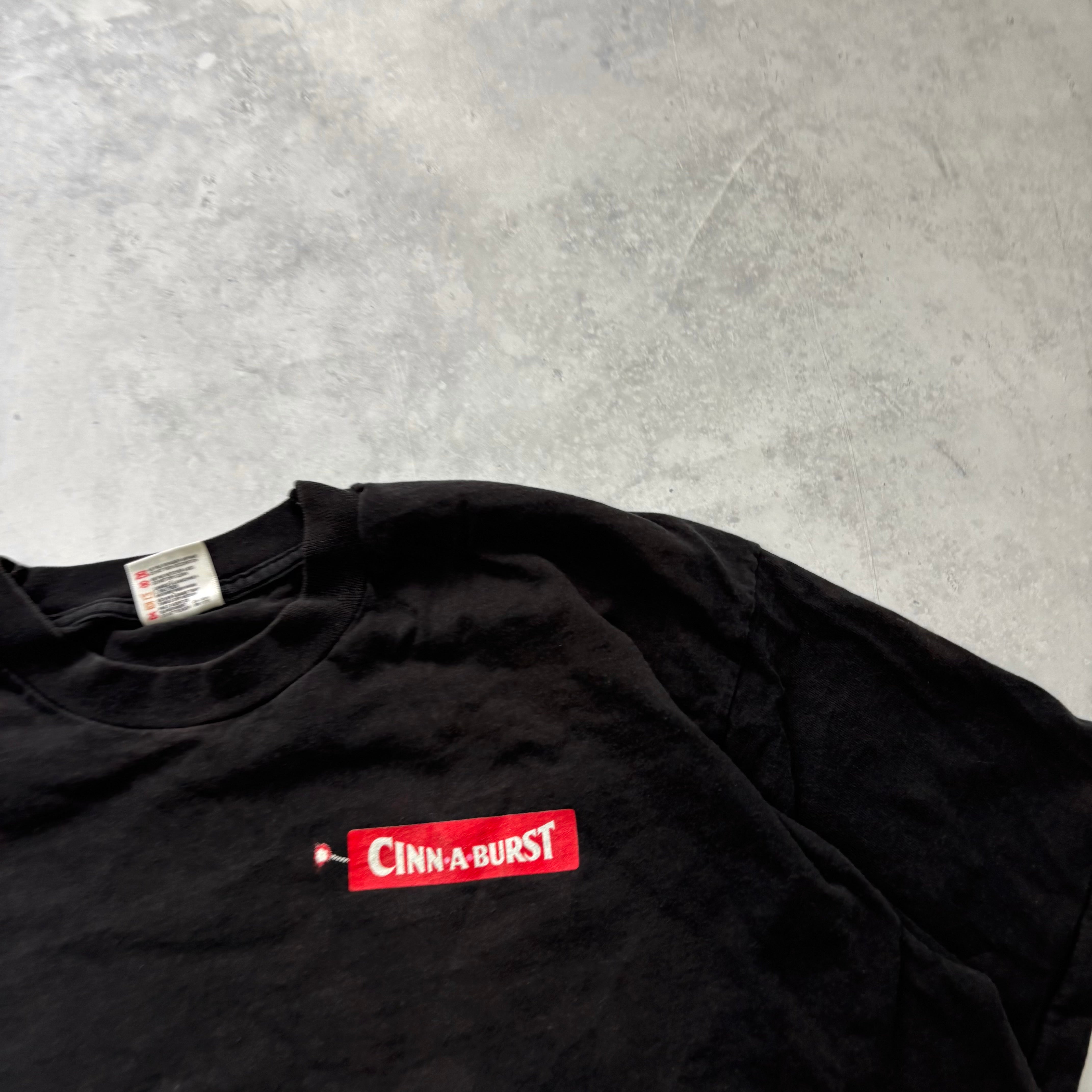 Vintage T Shirt Mens XL Black Single Stitch Graphic Print 90s USA