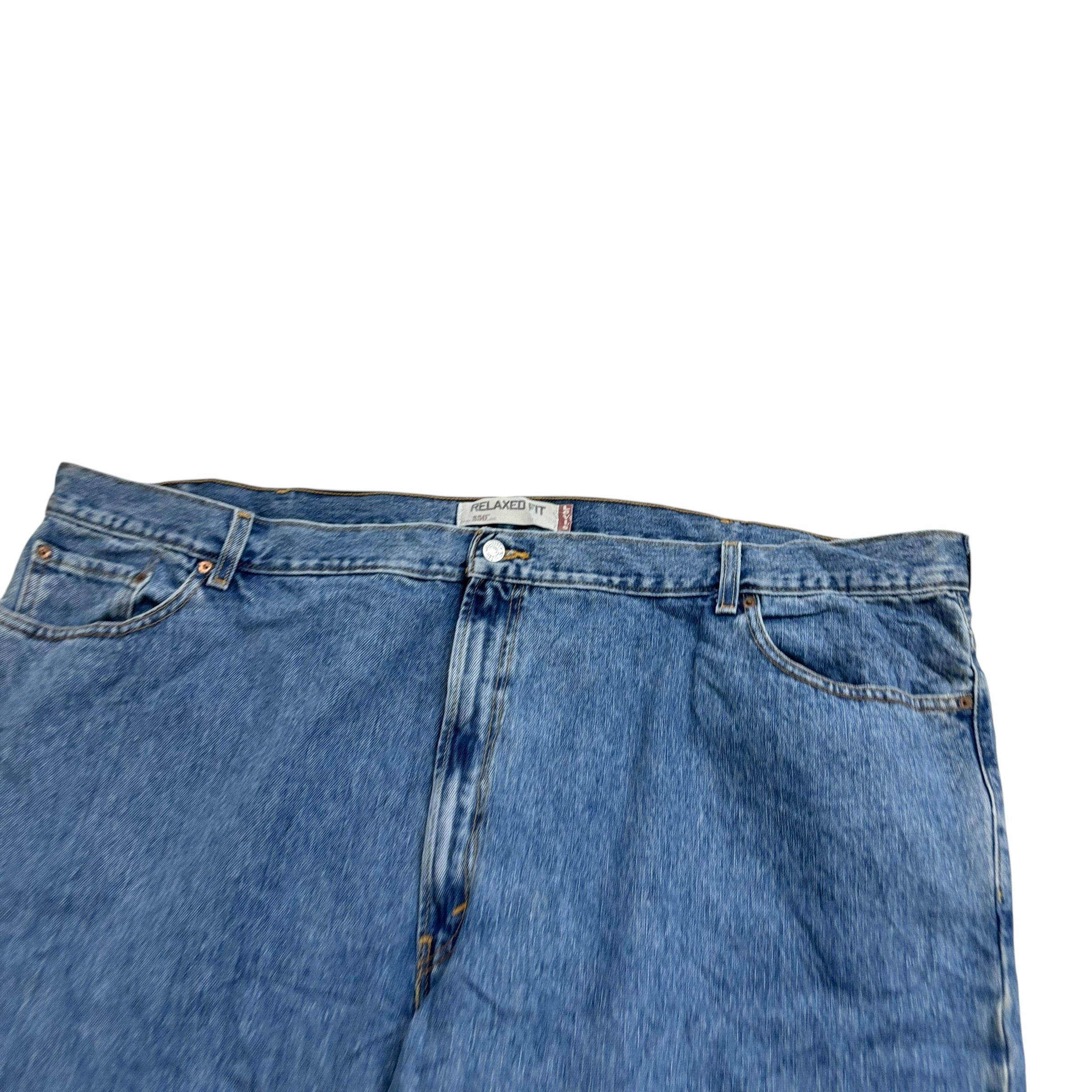 Levis 550 Jeans W54 L32 Mens Mid Blue Baggy Relaxed Straight Fit Vintage Denim