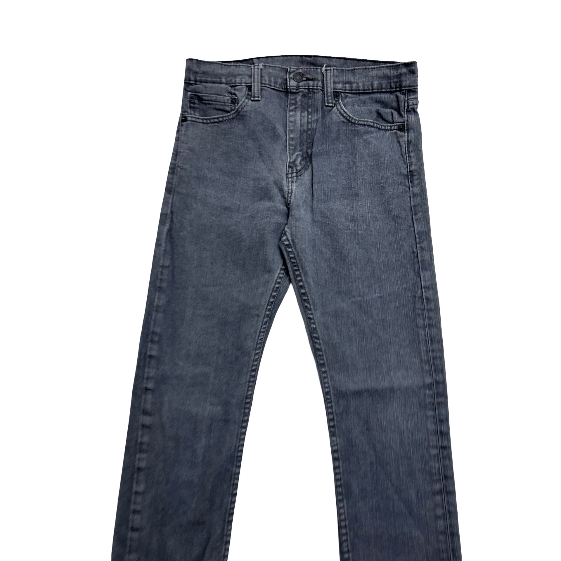 Levis 510 Jeans W30 L31 Mens Grey Skinny Fit Stretch Denim (E)