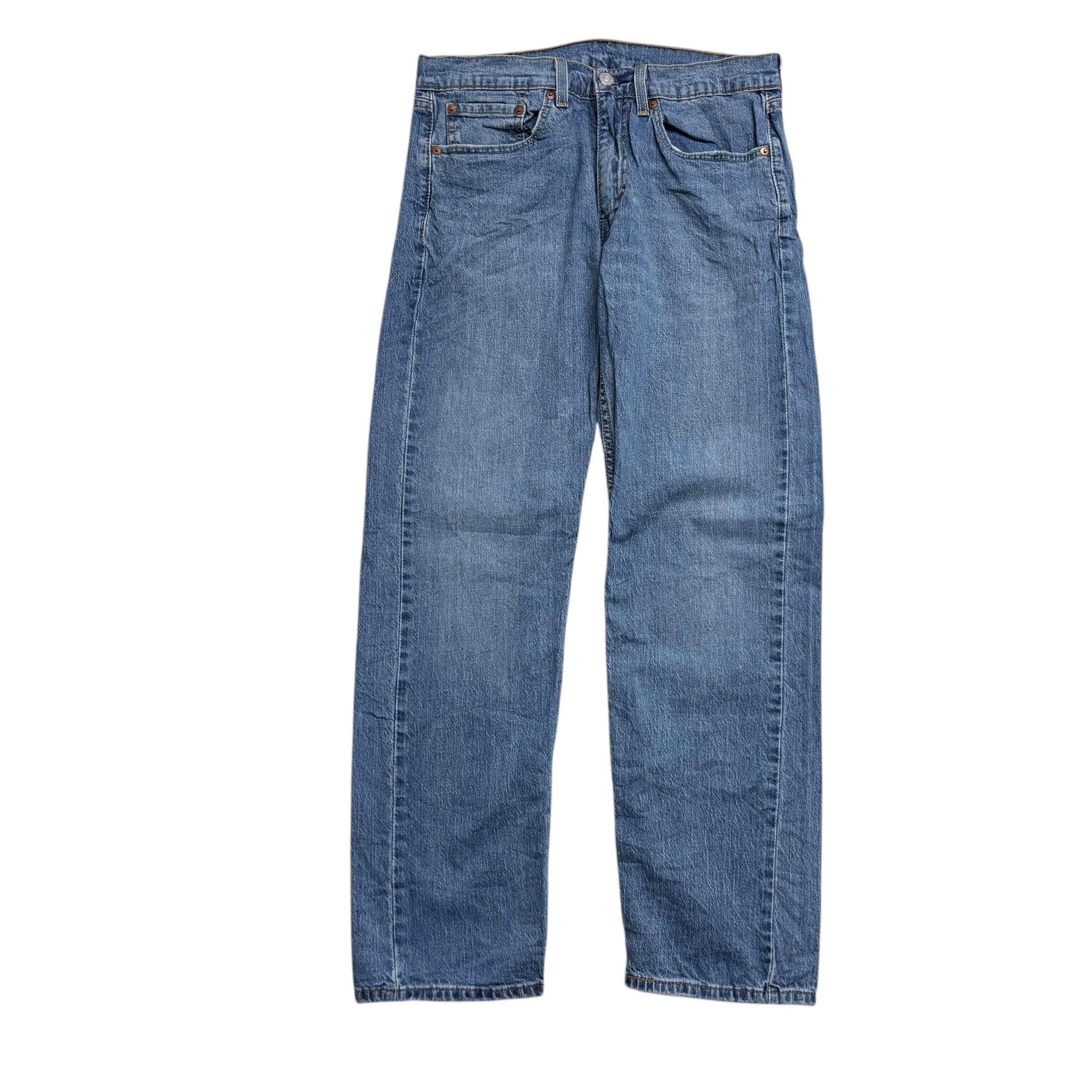 Levis 505 Jeans W31 L30 Mens Light Blue Regular Straight Fit Stretch Denim