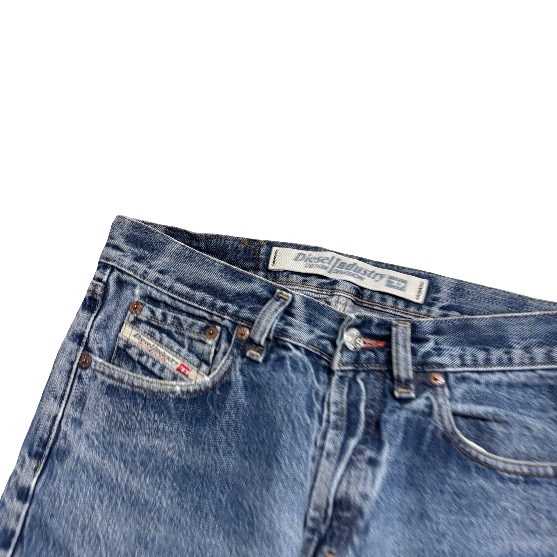 Diesel Kulter Jeans W30 L32 Mens Mid Blue Regular Straight Vintage Denim