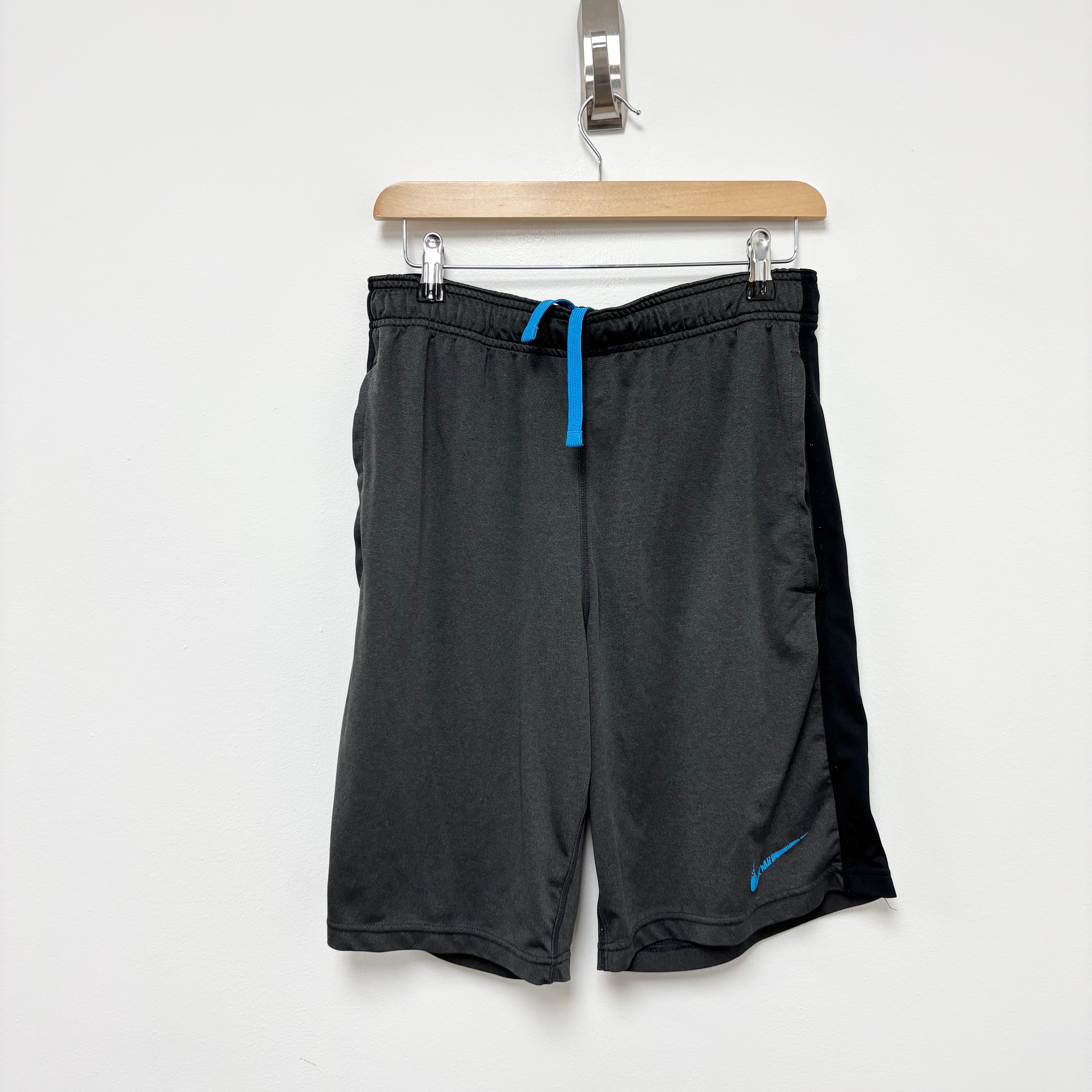 Nike Shorts Mens Small Grey Dri Fit Running Sports Gym Athletic Pockets (E)