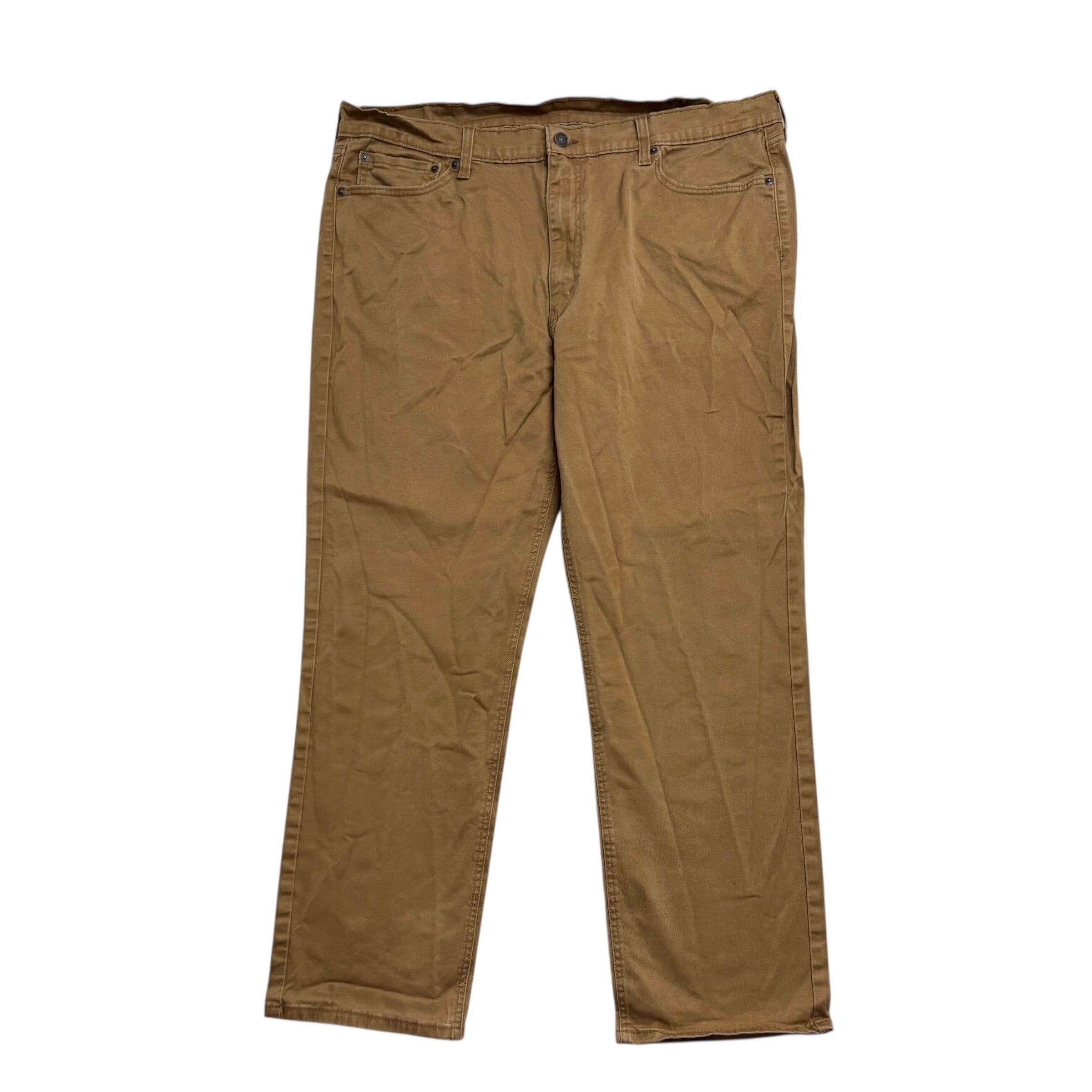 Levis 541 Trousers W42 L32 Mens Beige Athletic Tapered Fit Stretch Pants