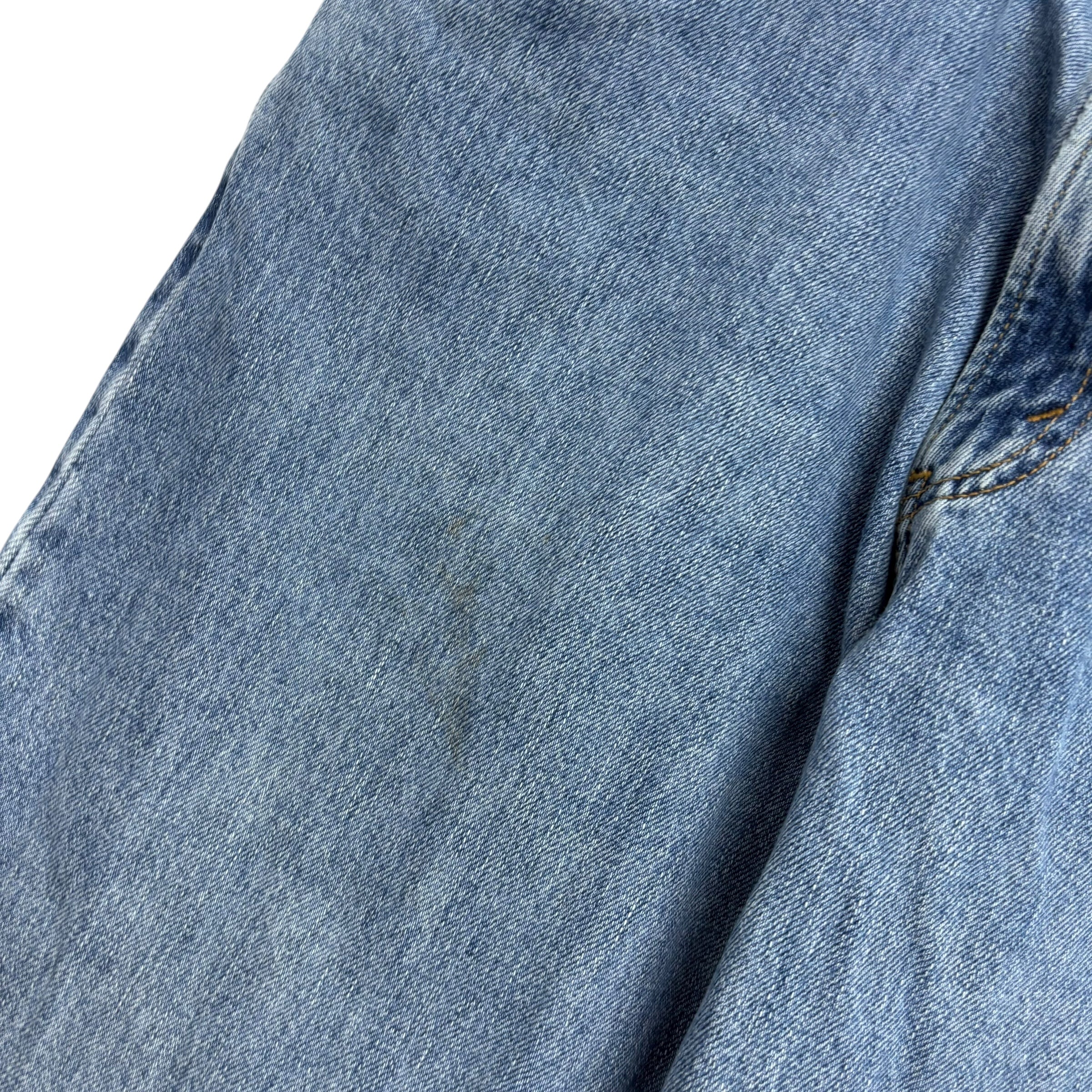 Levis 550 Jeans W34 L34 Mens Mid Blue Baggy Relaxed Straight Vintage Denim (F)