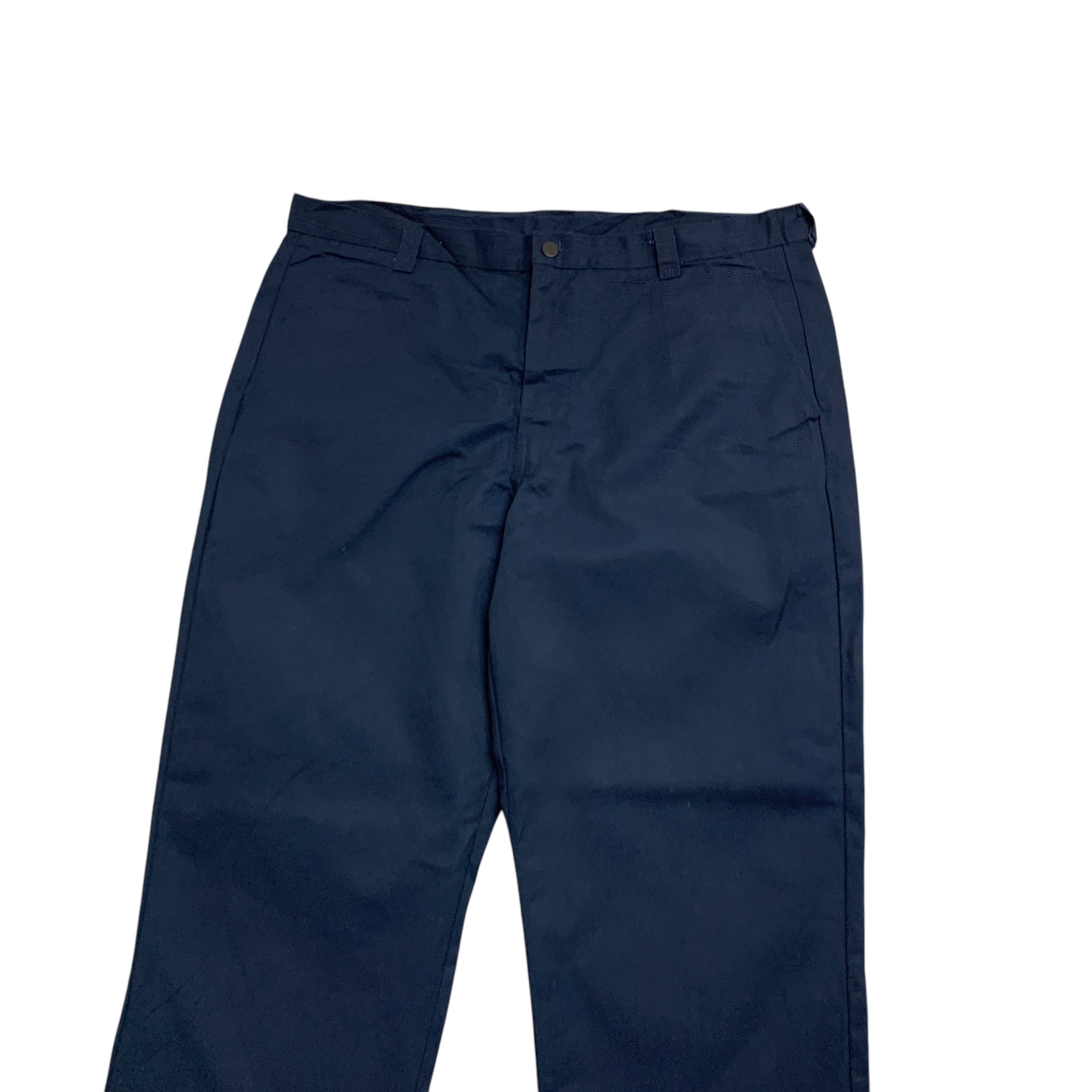 Dickies Trousers W40 L32 Mens Navy Blue Pants Relaxed Straight Fit Workwear