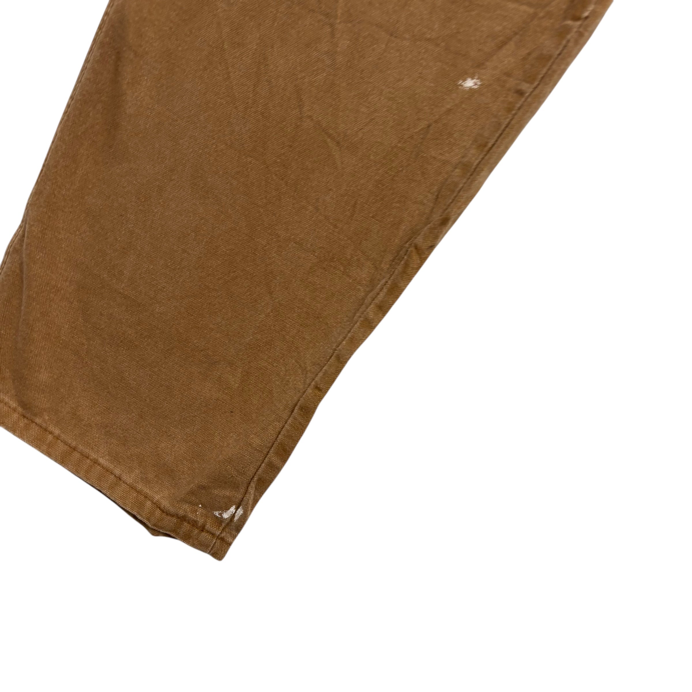 Dickies Carpenter Pants W42 L32 Mens Tan Regular Straight Fit Vintage Trousers