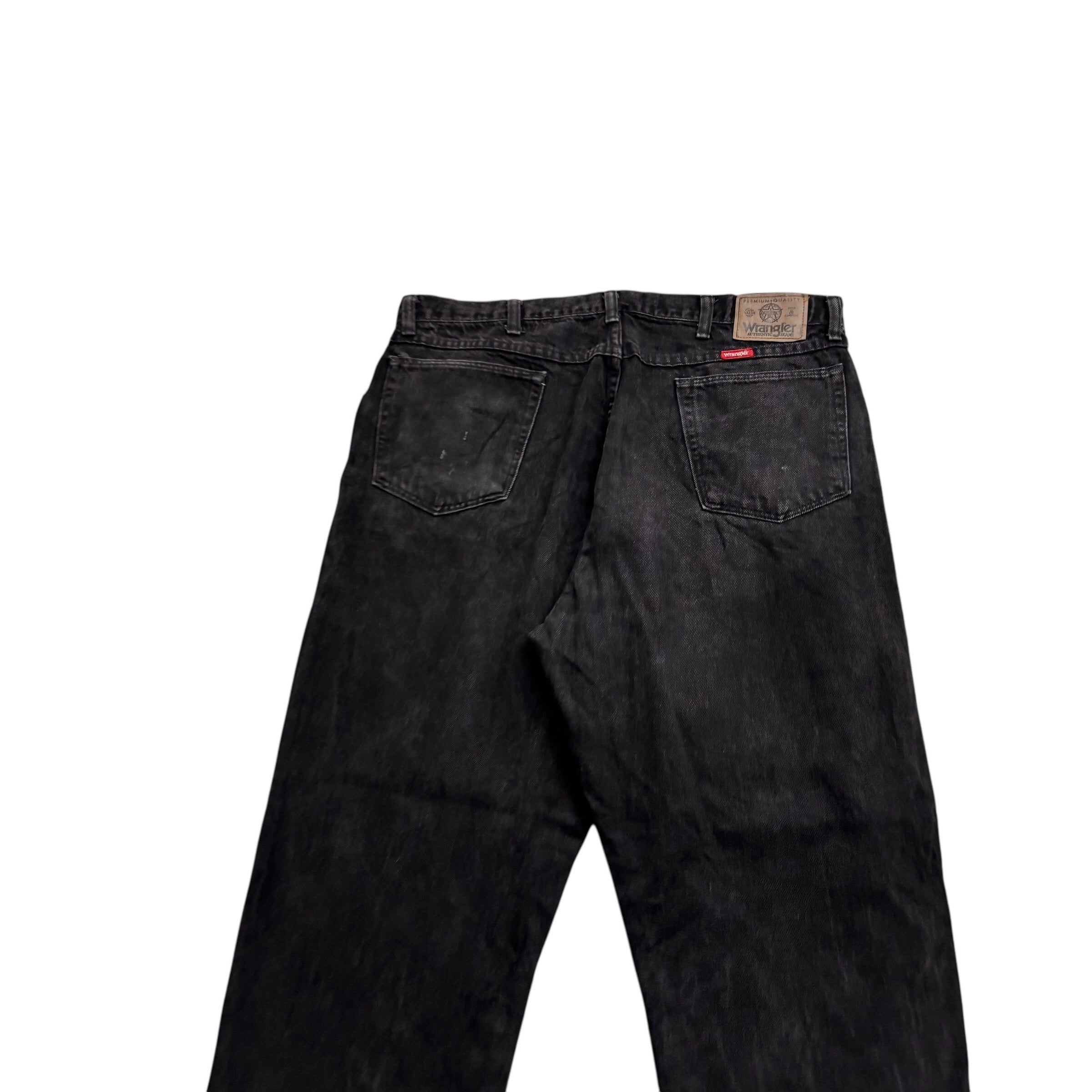 Wrangler Jeans W38 L32 Mens Black Relaxed Tapered USA Made Vintage (E)