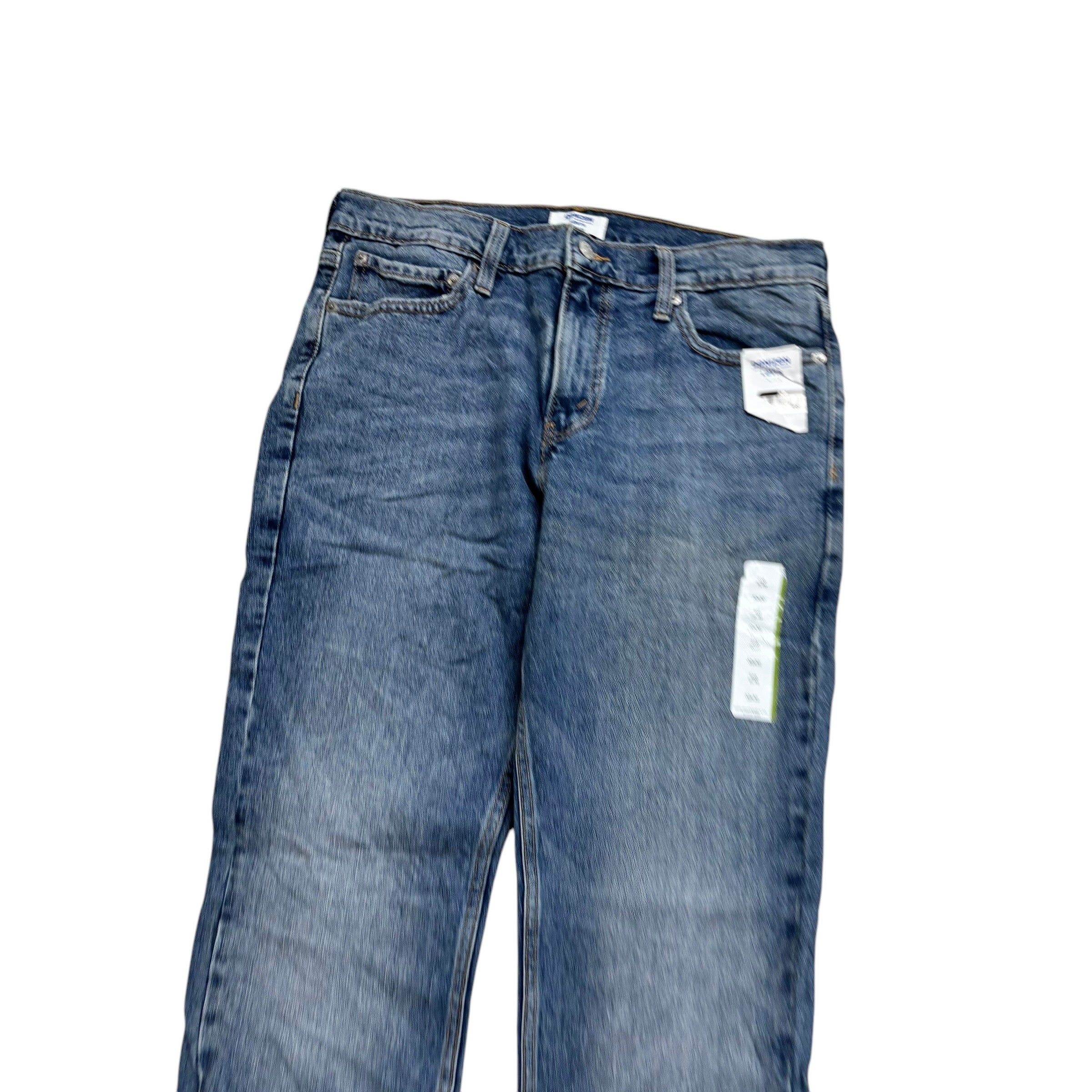 Levis Denizen Jeans W32 L32 Mens Mid Blue Slim Fit Stretch Denim (E)