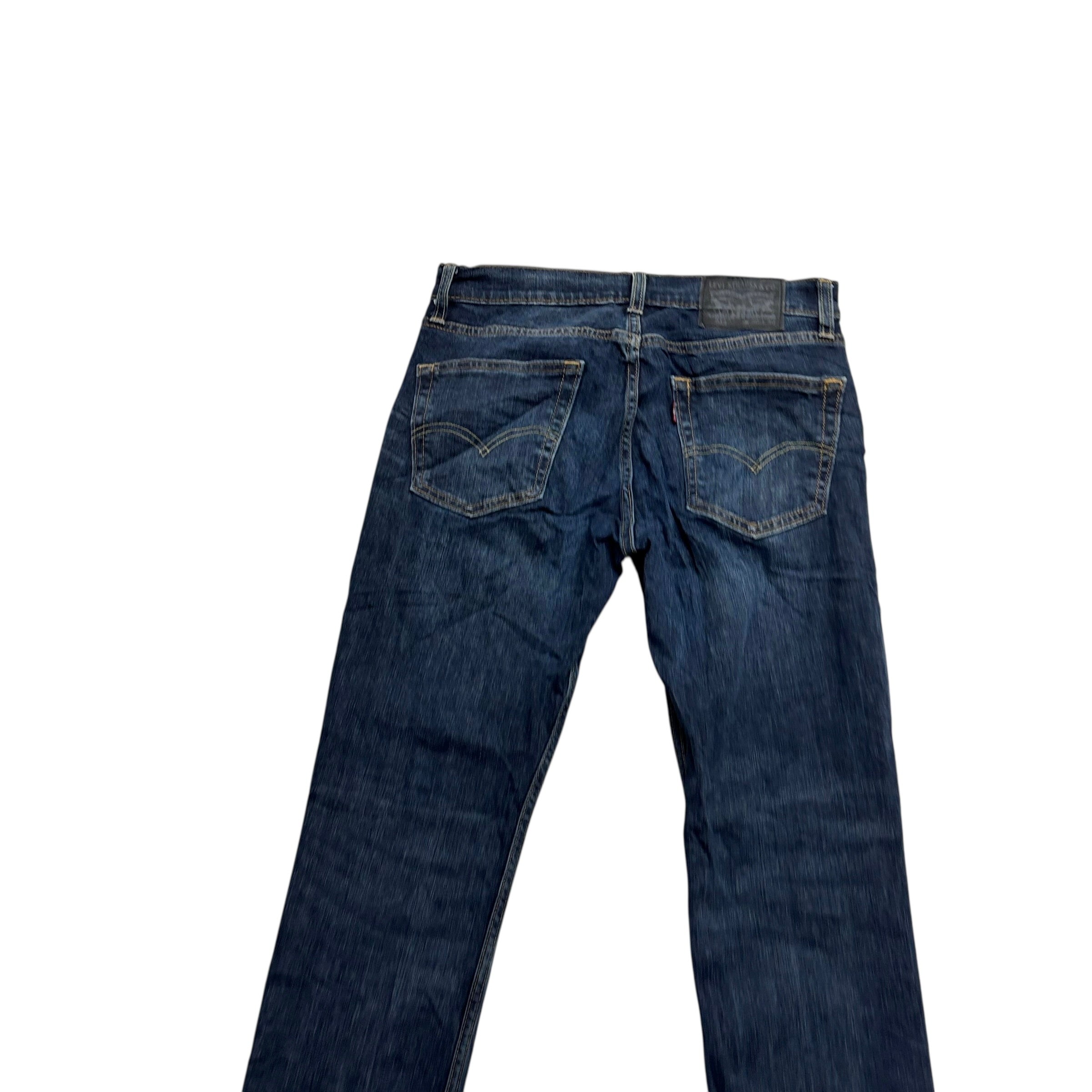 Levis 511 Jeans W30 L30 Mens Dark Blue Slim Fit Stretch Denim (E)