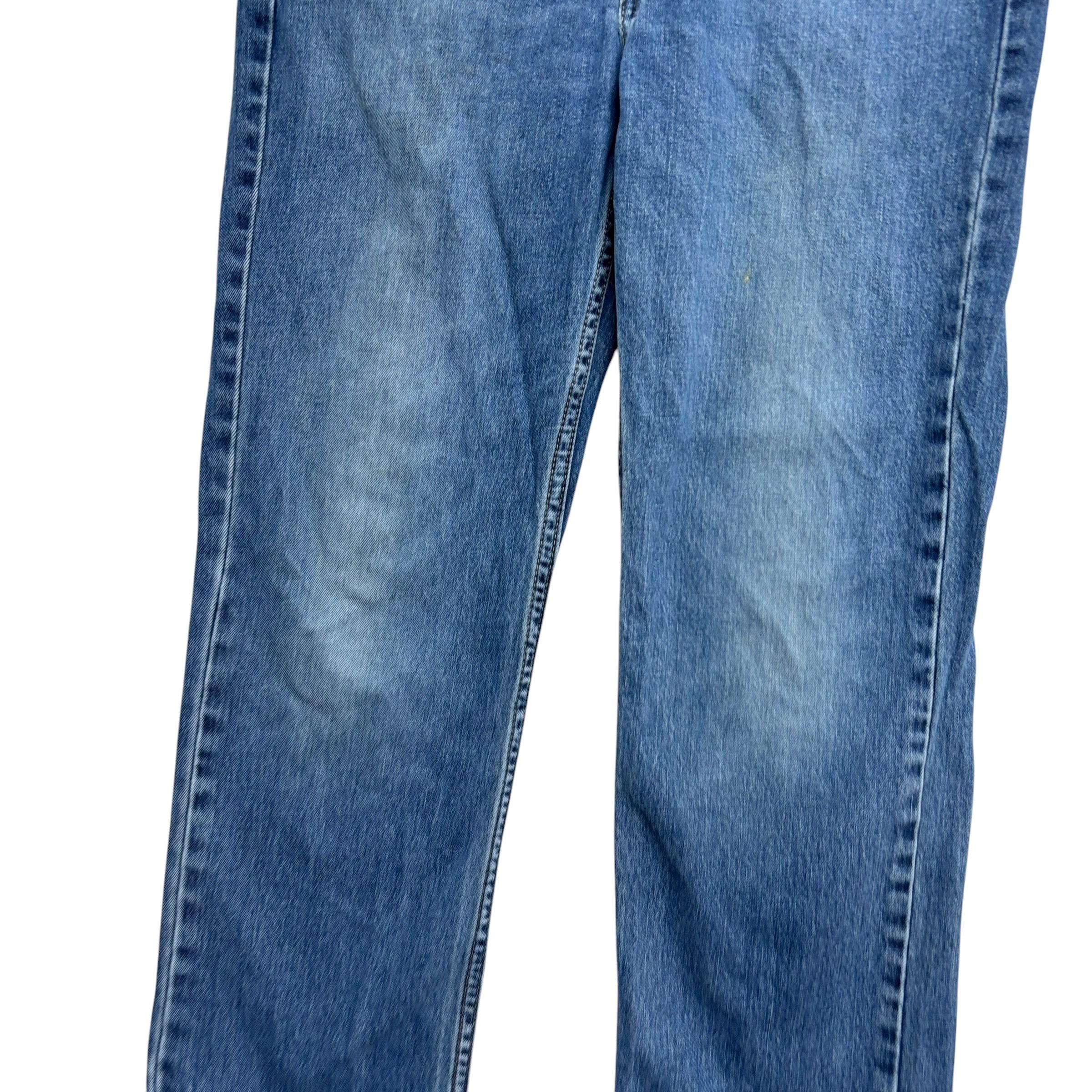 Levis 514 Jeans W32 L28 Mens Mid Blue Regular Straight Fit Stretch Denim