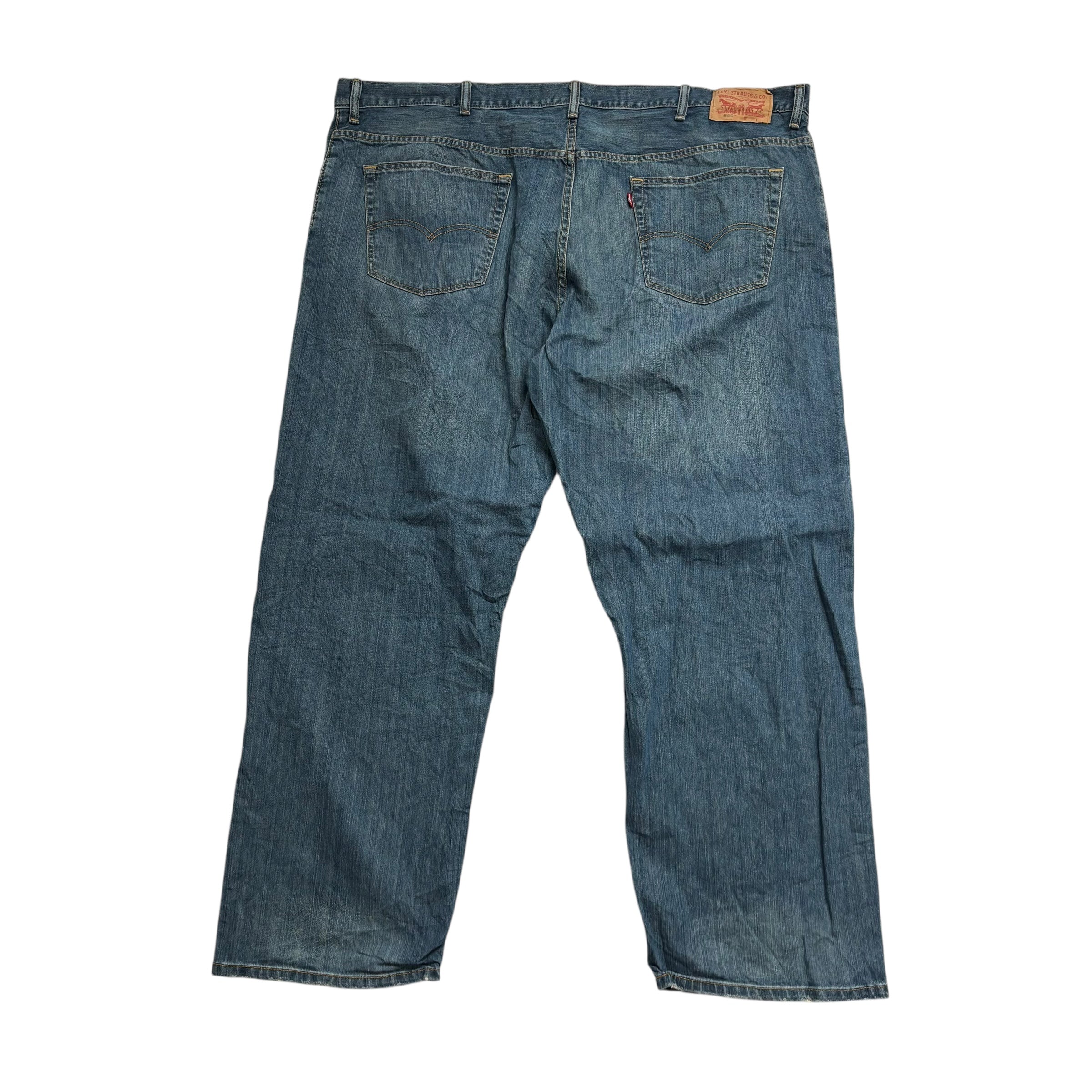 Levis 559 Jeans W50 L32 Mens Dark Blue Baggy Relaxed Straight Fit Denim (E)