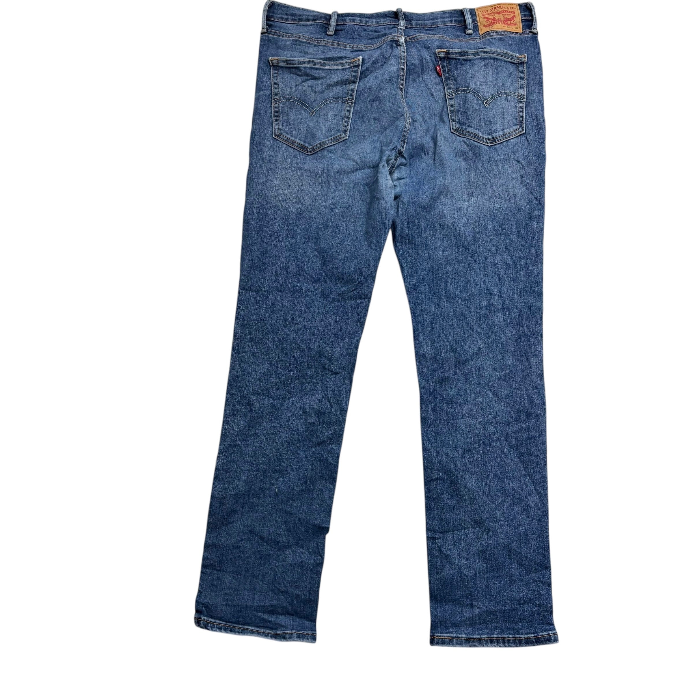 Levis 511 Jeans W38 L32 Mens Mid Blue Slim Fit Stretch Denim