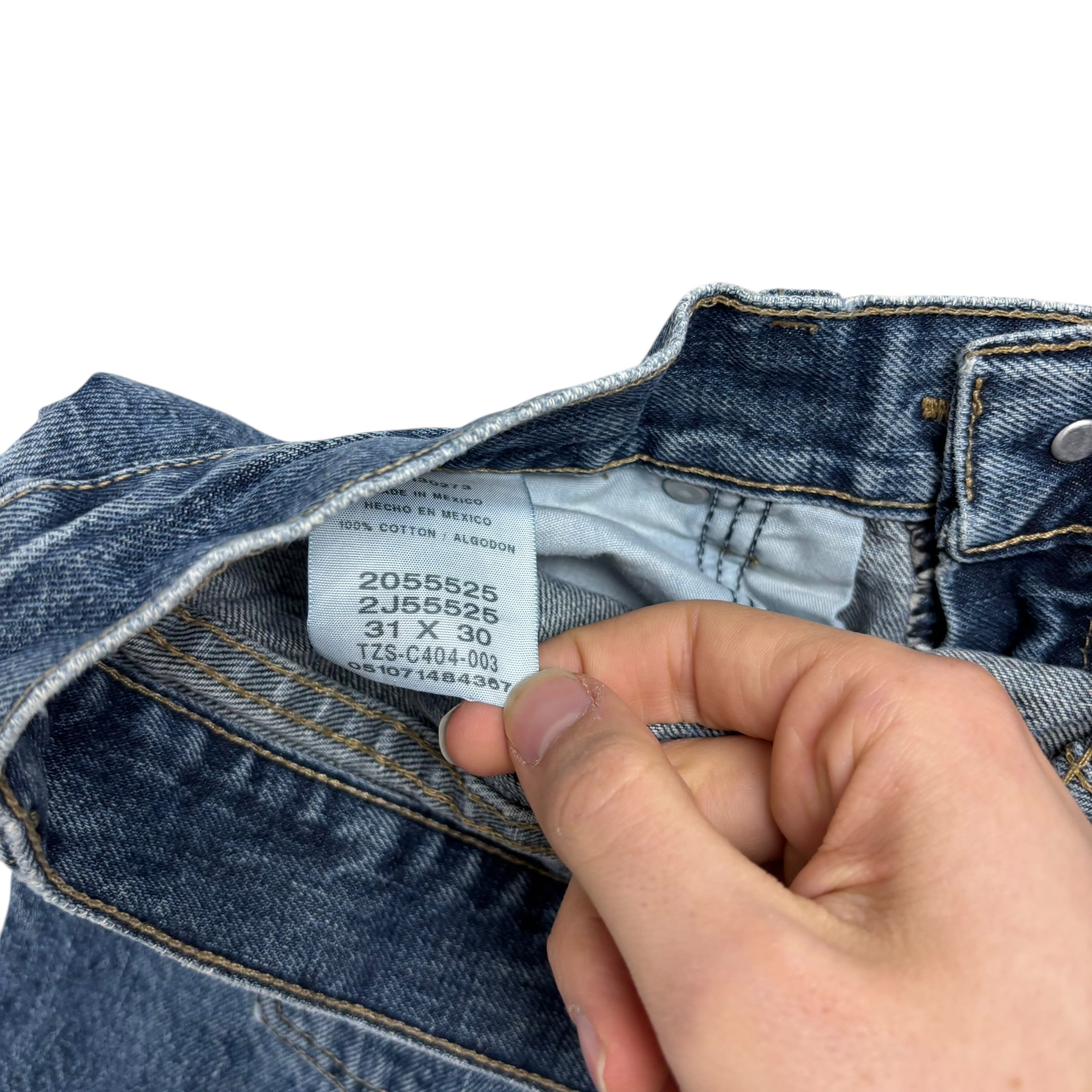 Lee Jeans W31 L30 Mens Mid Blue Relaxed Straight Fit Denim (E)