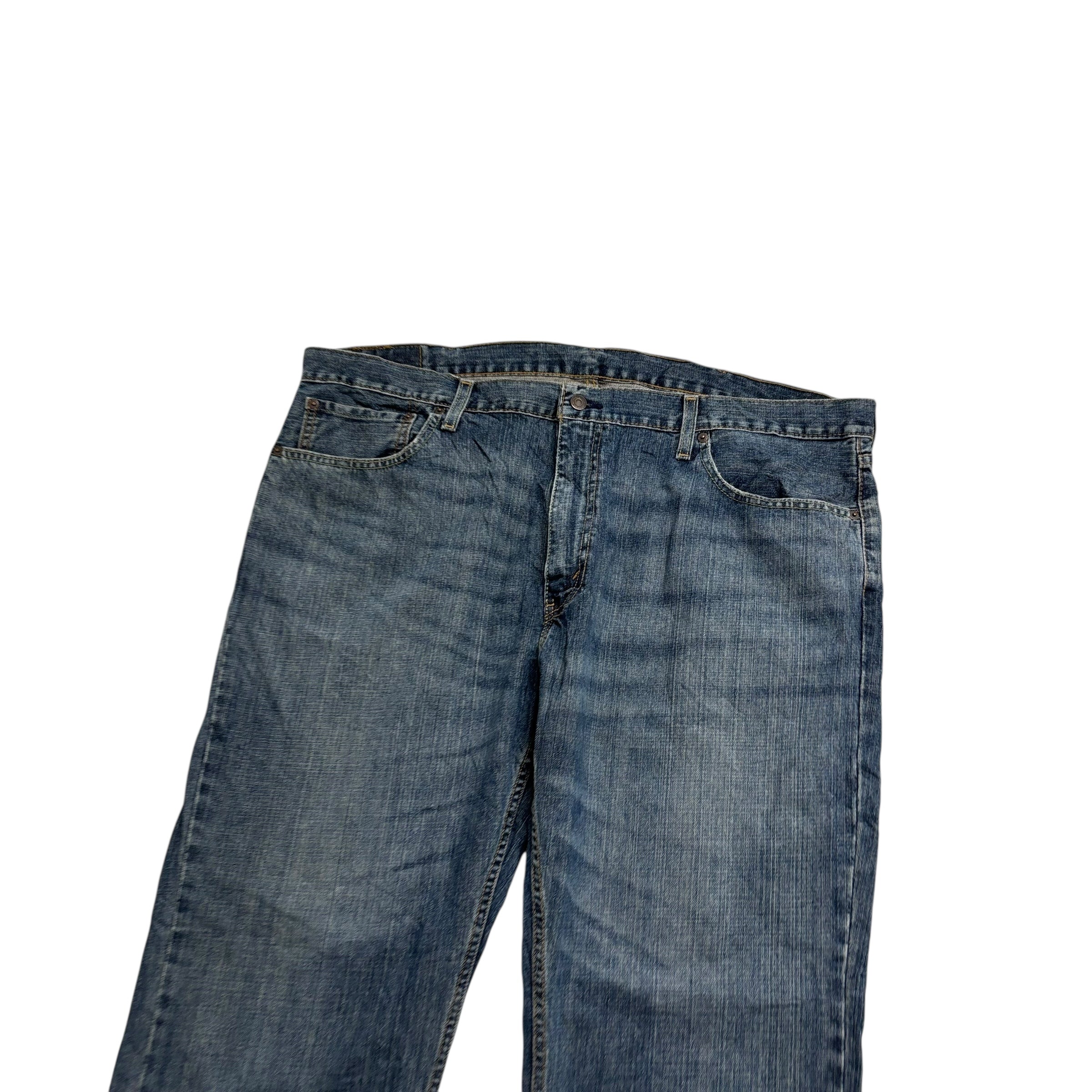 Levis 559 Jeans W42 L30 Mens Dark Blue Baggy Relaxed Straight Fit Denim (E)