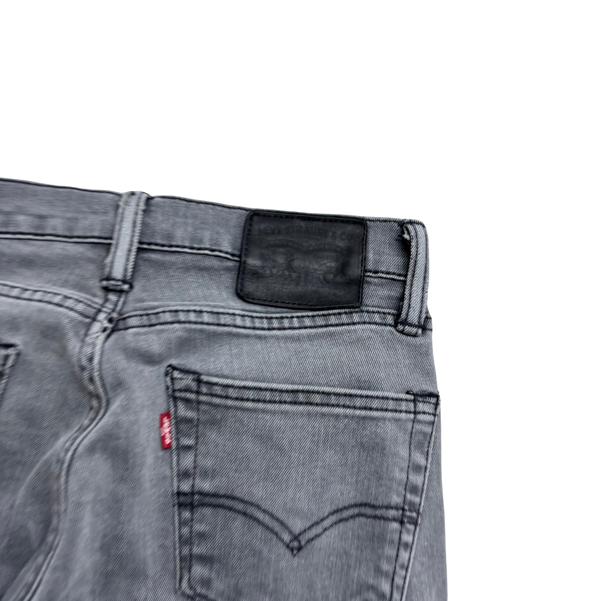 Levis 511 Jeans W27 L27 Mens Grey Slim Fit Stretch Denim (E)