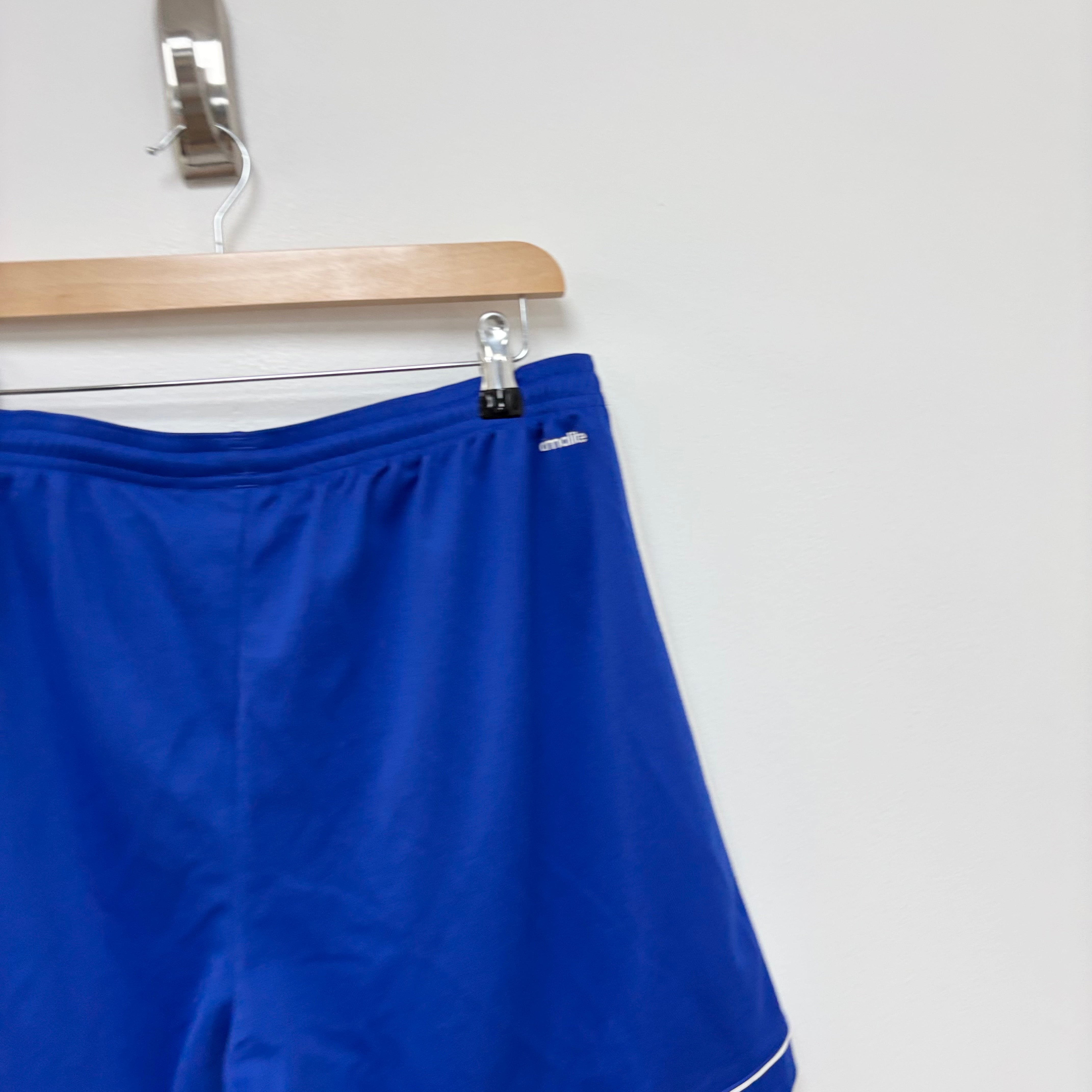 Adidas Shorts Mens Medium Blue Sports Running Gym Athletic (E)
