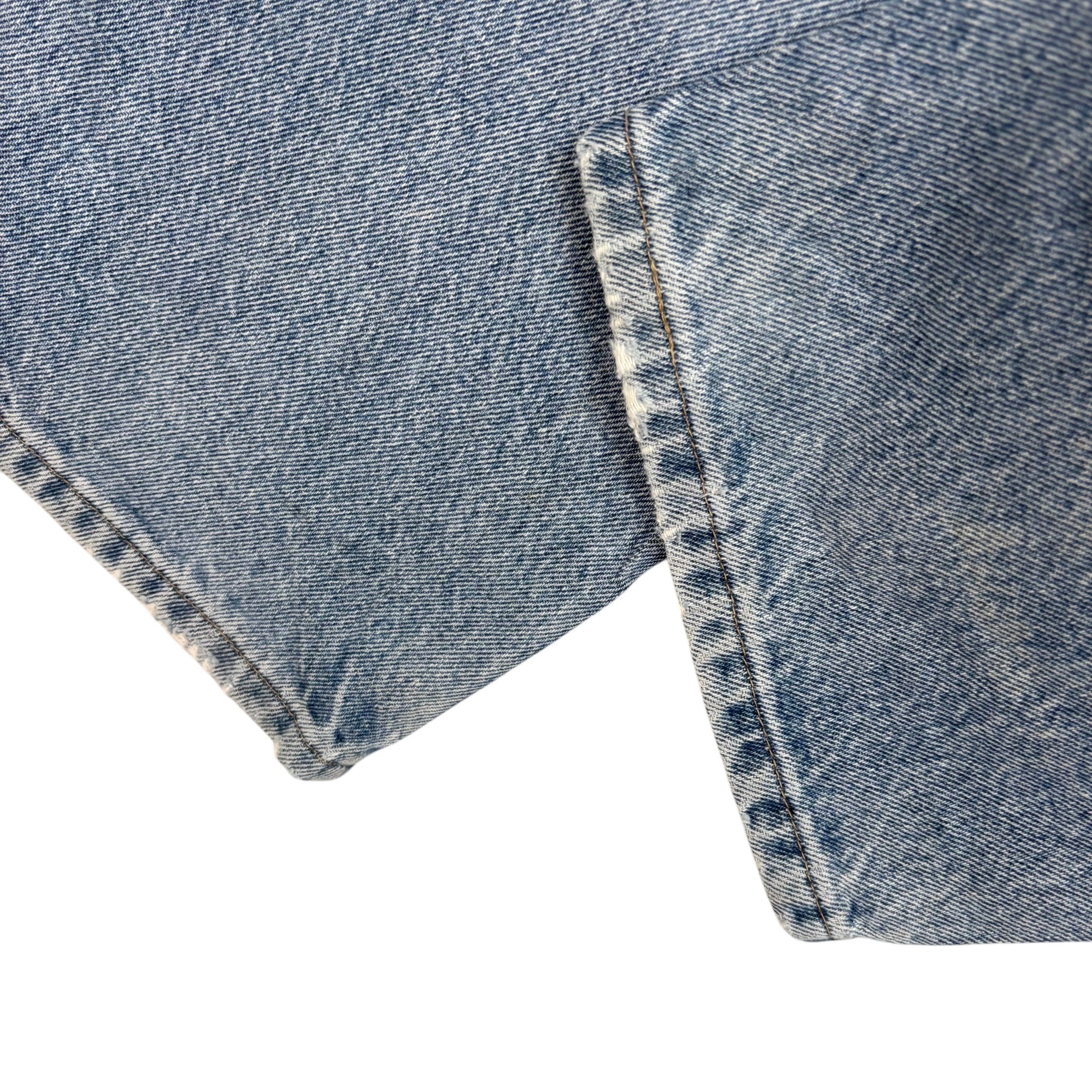 Wrangler Jeans W38 L30 Mens Light Blue Regular Straight Fit Vintage Denim