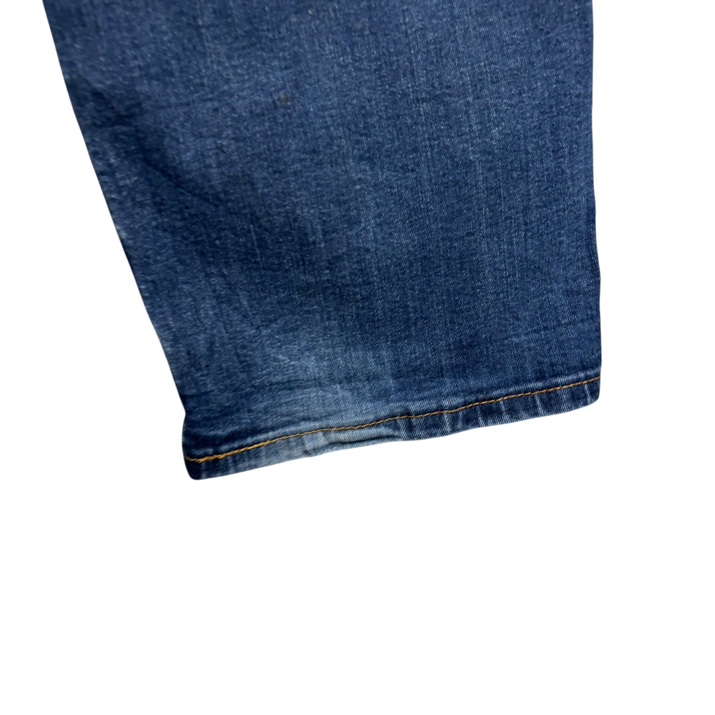 Levis 541 Jeans W44 L31 Mens Mid Blue Athletic Tapered Fit Stretch Denim