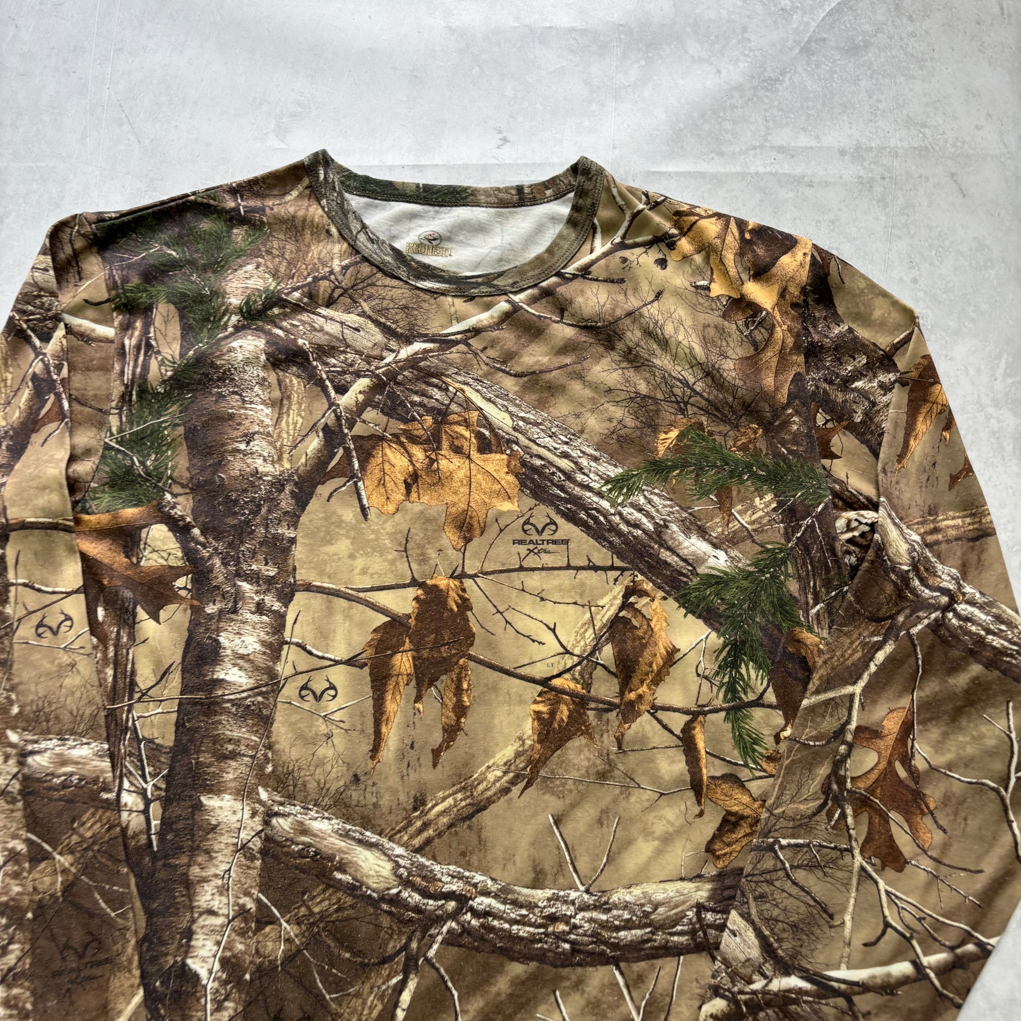 RealTree T Shirt Mens Large Camo Y2K Hunting Long Sleeve (E)