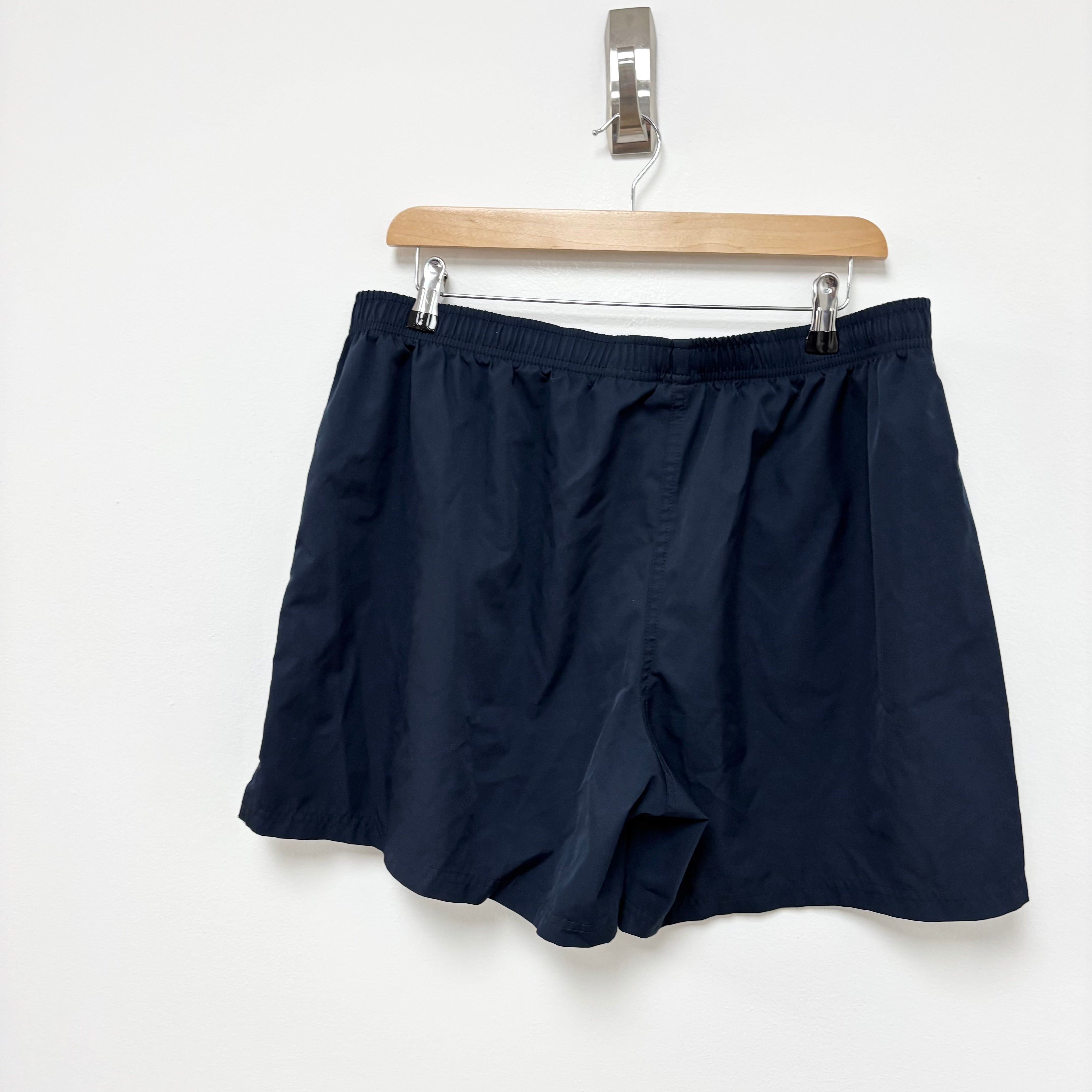 Nike Shorts Womens XL Navy Blue Vintage Running Sports Gym Athletic (E)