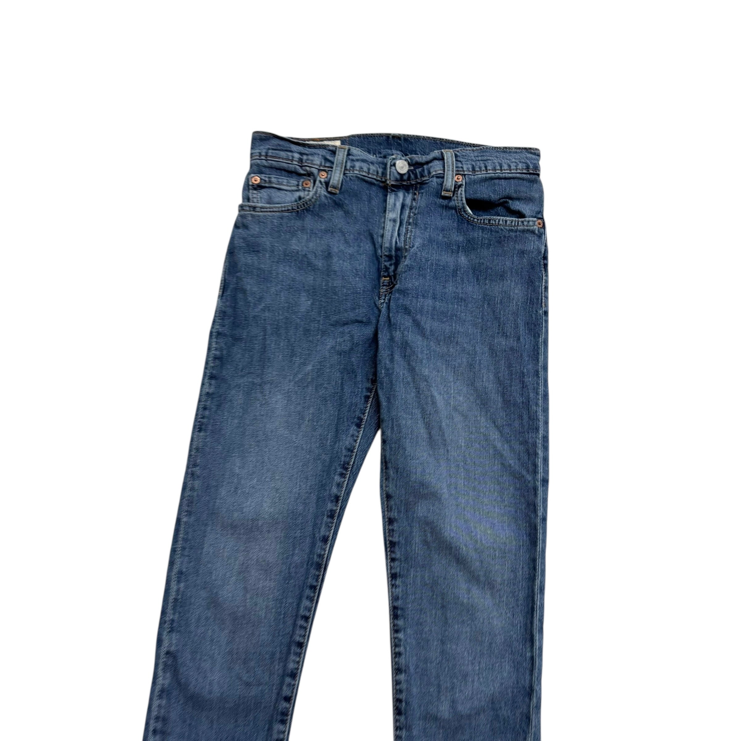 Levis 512 Jeans W28 L28 Mens Mid Blue Slim Tapered Fit Stretch Denim (E)