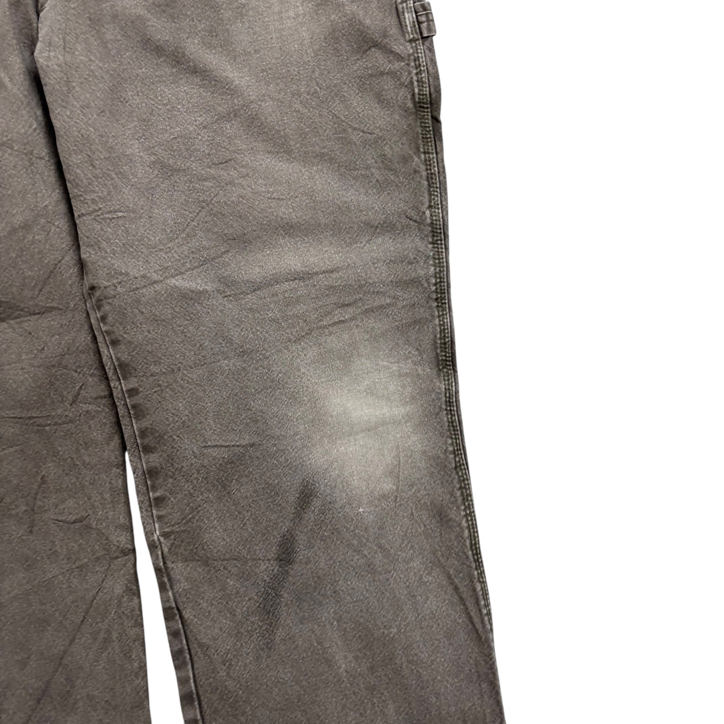 Dickies Carpenter Pants W40 L30 Mens Green Relaxed Straight Trousers Jeans