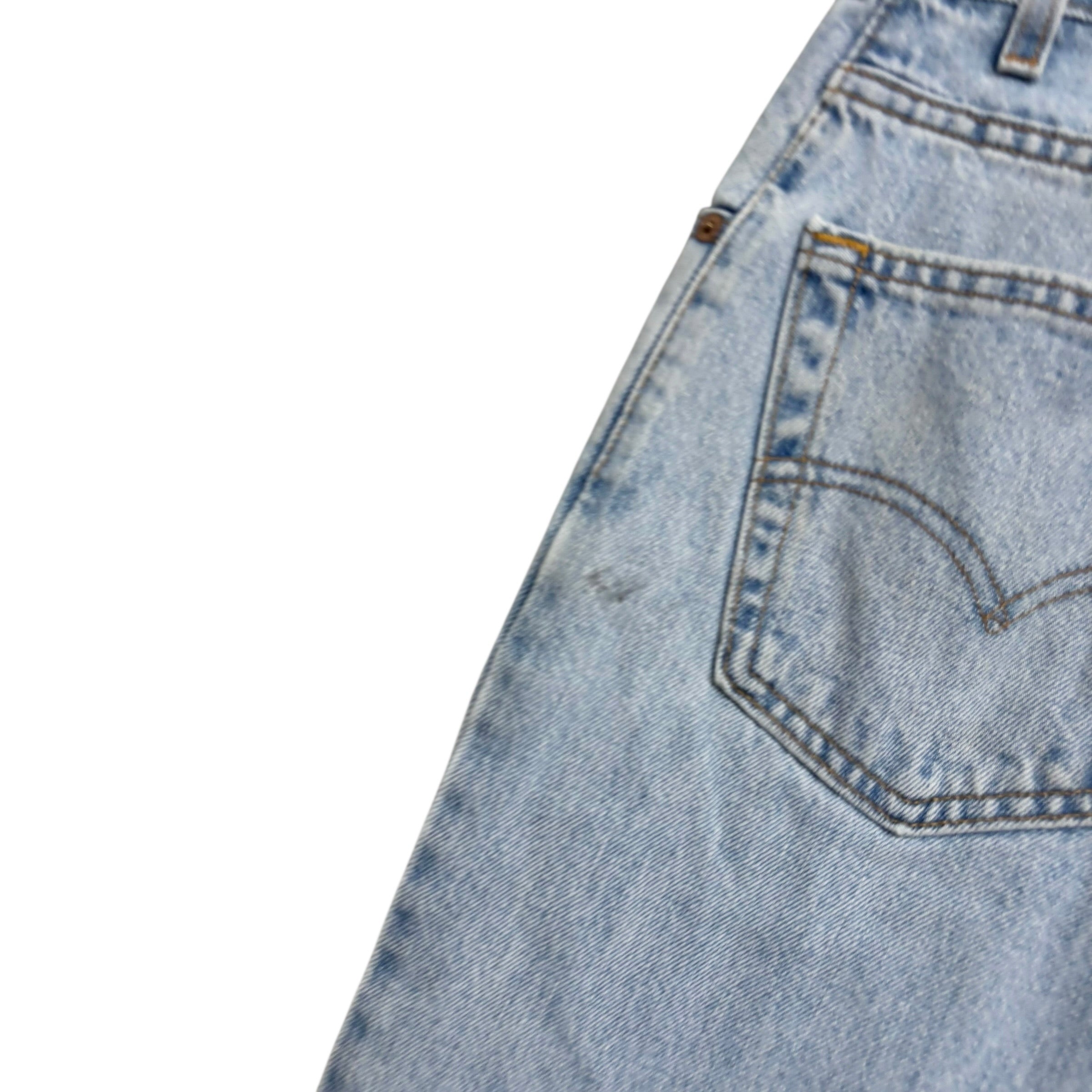 Levis 560 Jeans W30 L32 Mens Light Blue Relaxed Tapered Fit Made In USA Vintage