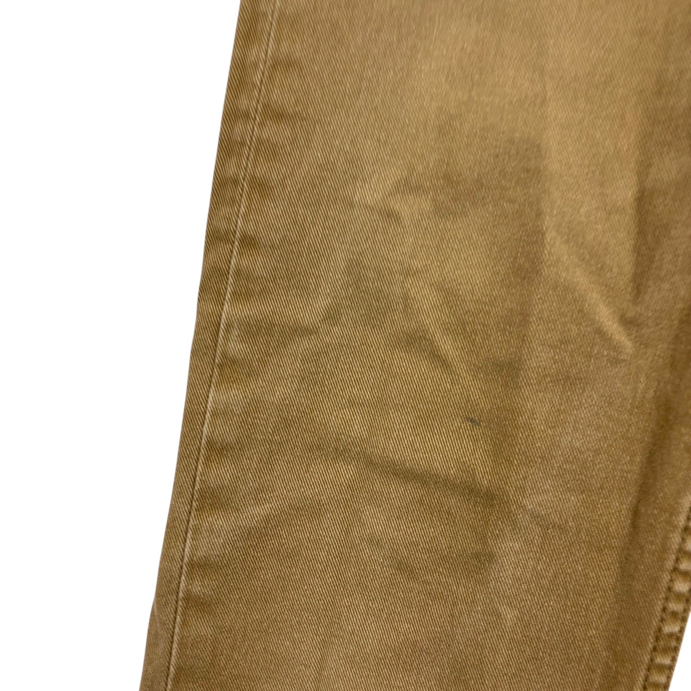 Levis 513 Jeans W29 L32 Mens Tan Slim Straight Fit Stretch Denim