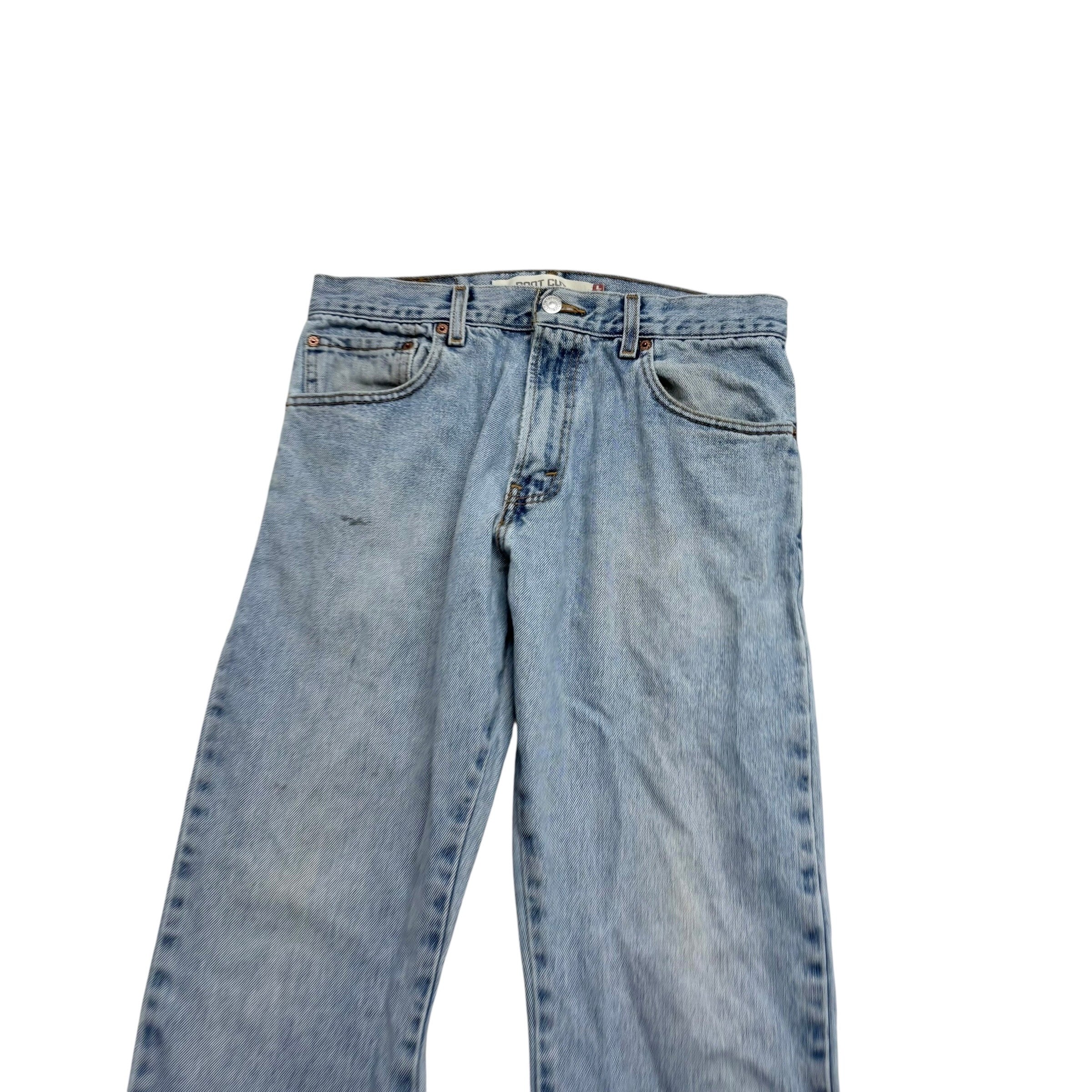 Levis 517 Jeans W31 L30 Mens Light Blue Regular Bootcut Fit Vintage Denim (F)