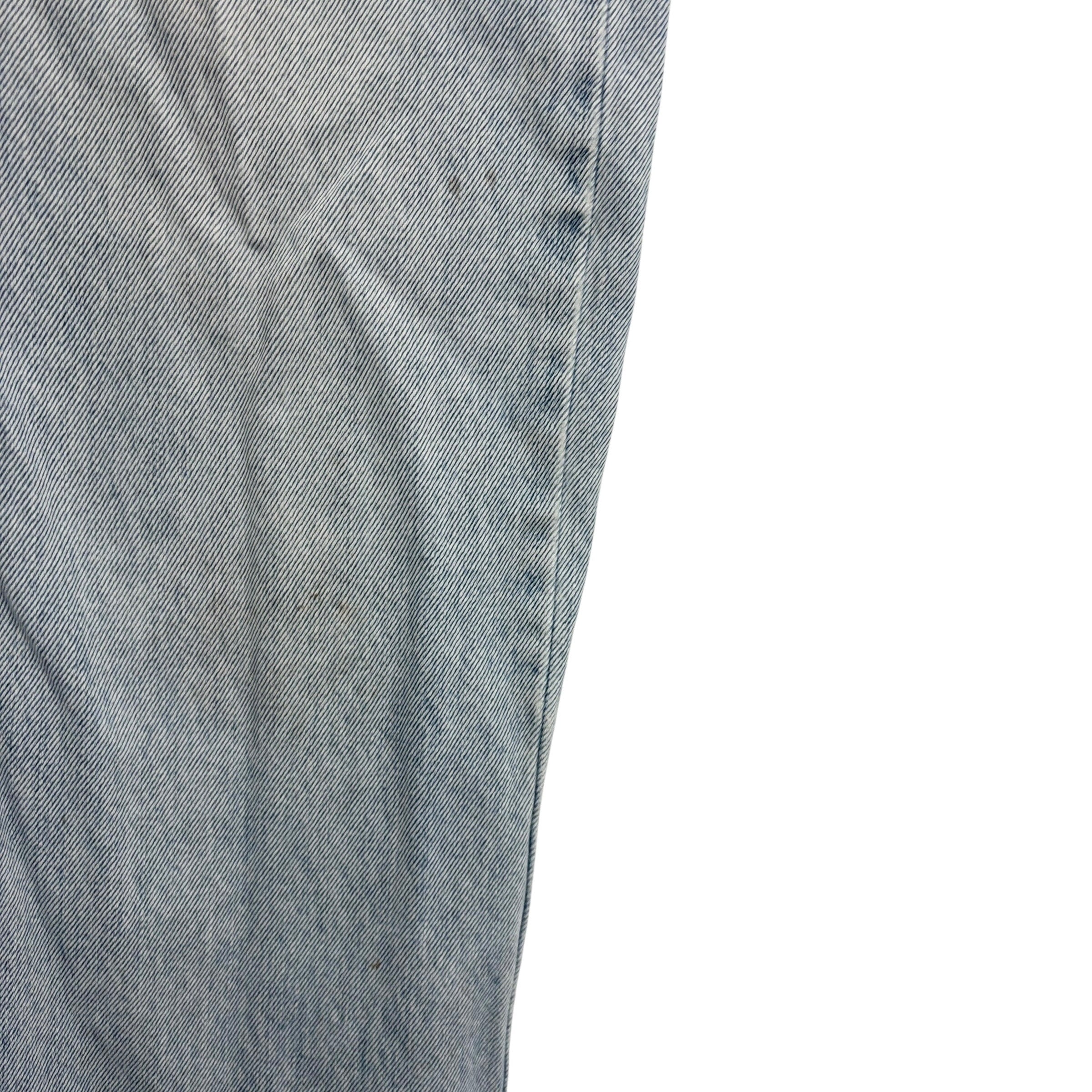 Levis 505 Jeans W33 L30 Mens Light Blue Regular Straight Fit Vintage Denim (F)