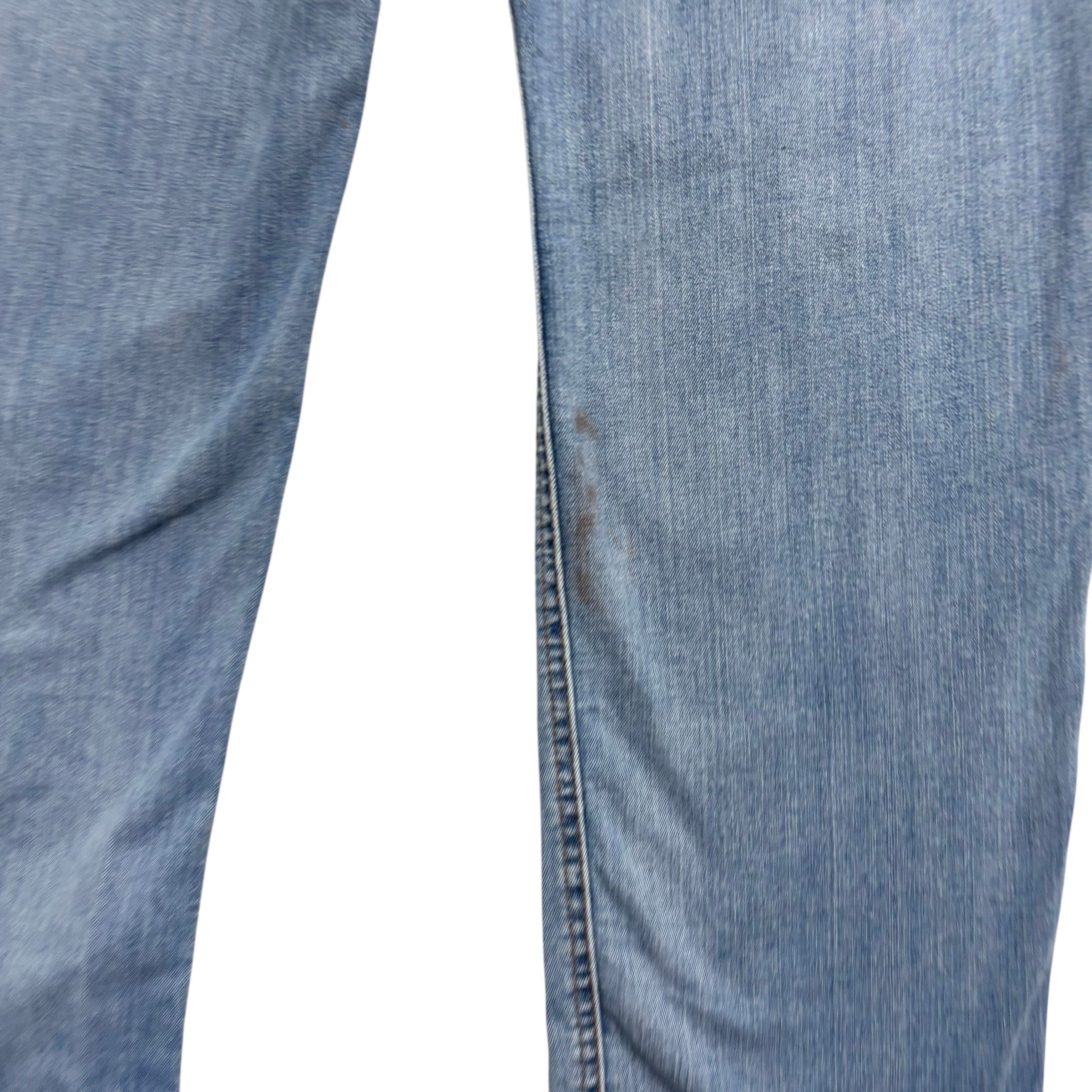 Levis 541 Jeans W36 L33 Mens Light Blue Athletic Tapered Fit Stretch Denim (F)