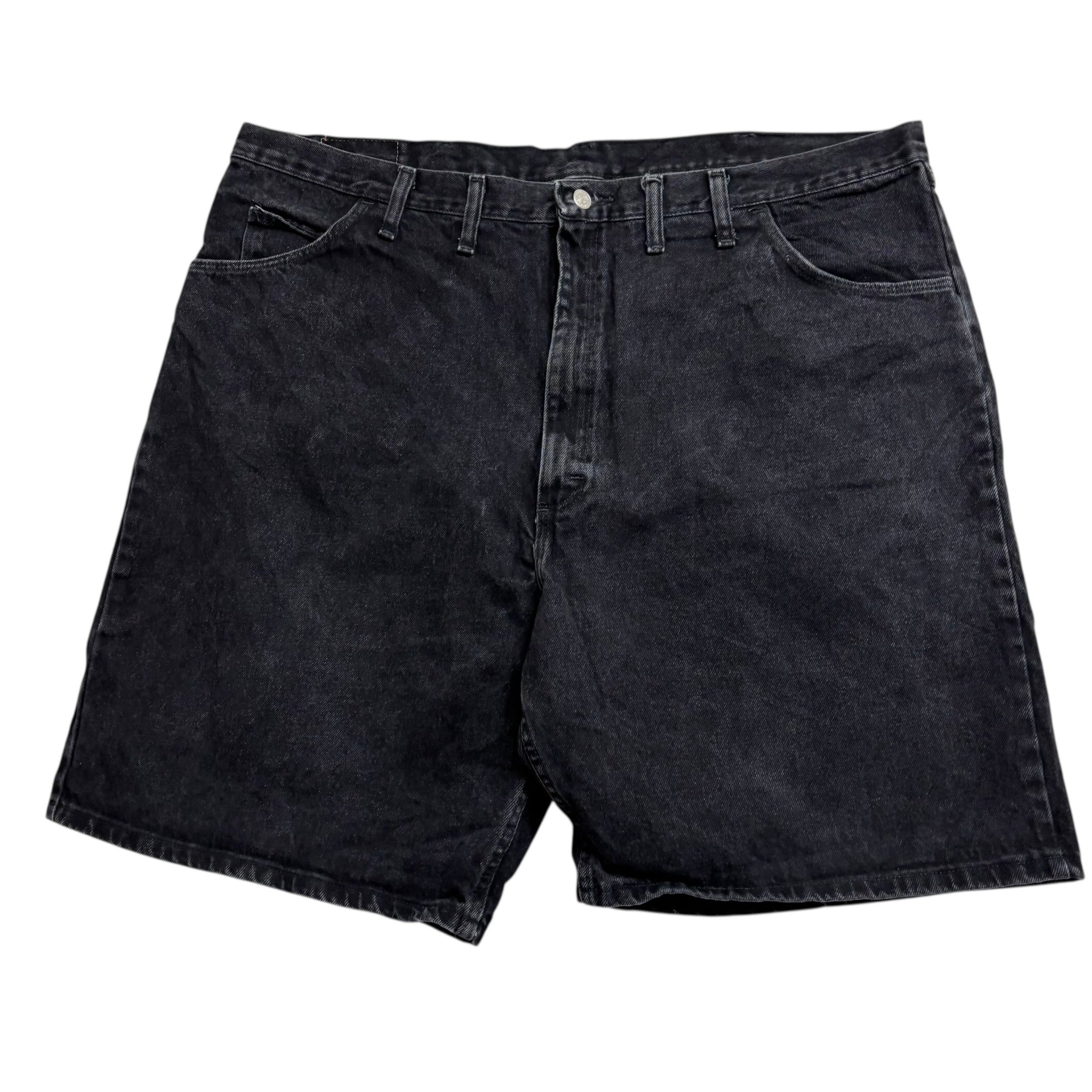 Wrangler Baggy Jorts W44 Mens Denim Shorts Black Relaxed Fit (E)