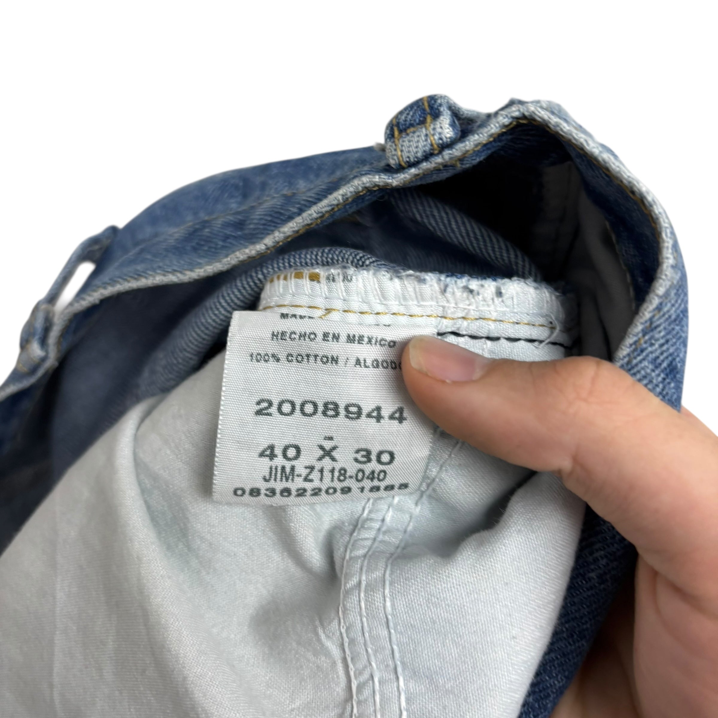 Lee Jeans W40 L30 Mens Mid Blue Regular Straight Fit Vintage Denim (E)