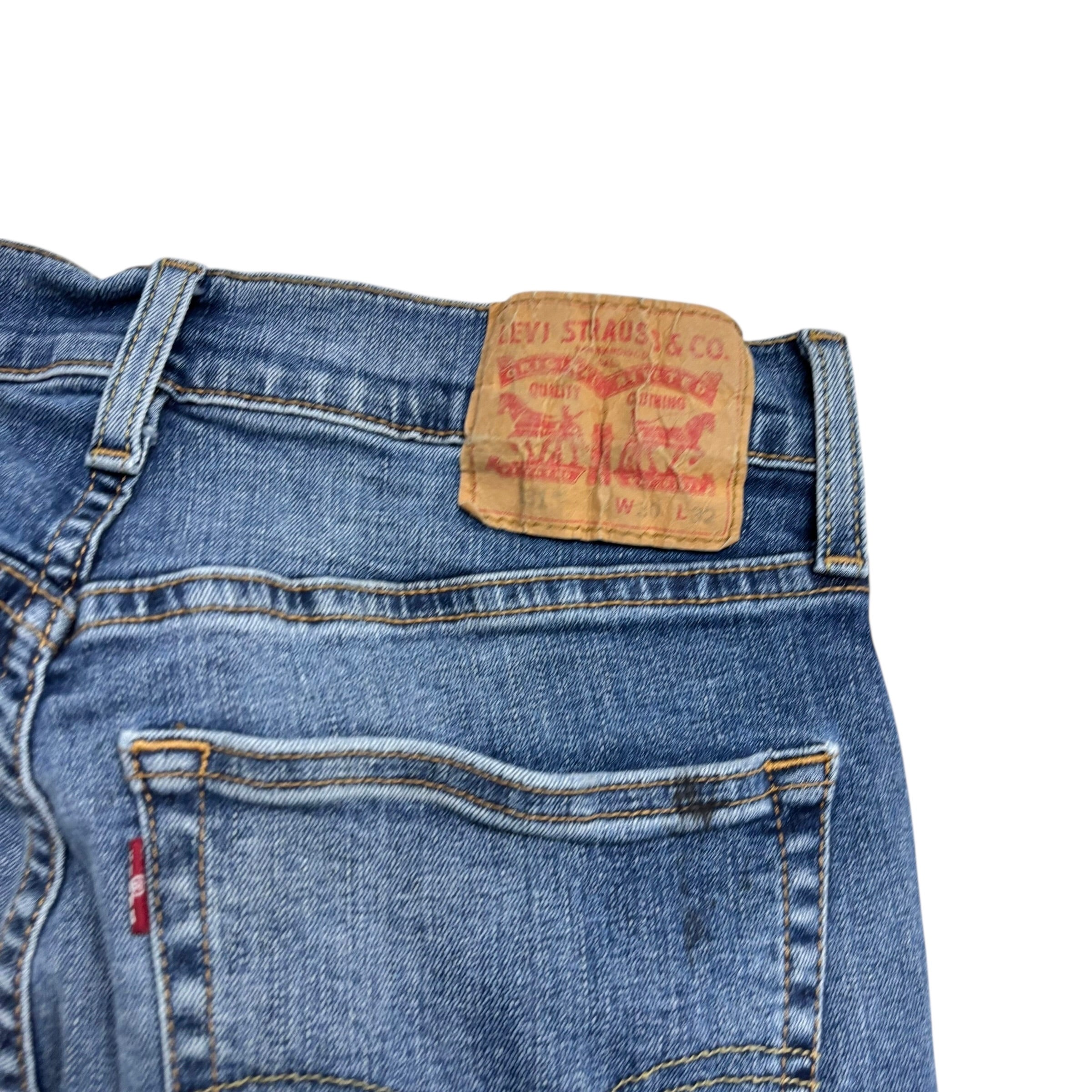 Levis 531 Jeans W28 L31 Mens Mid Athletic Slim Fit Stretch Denim