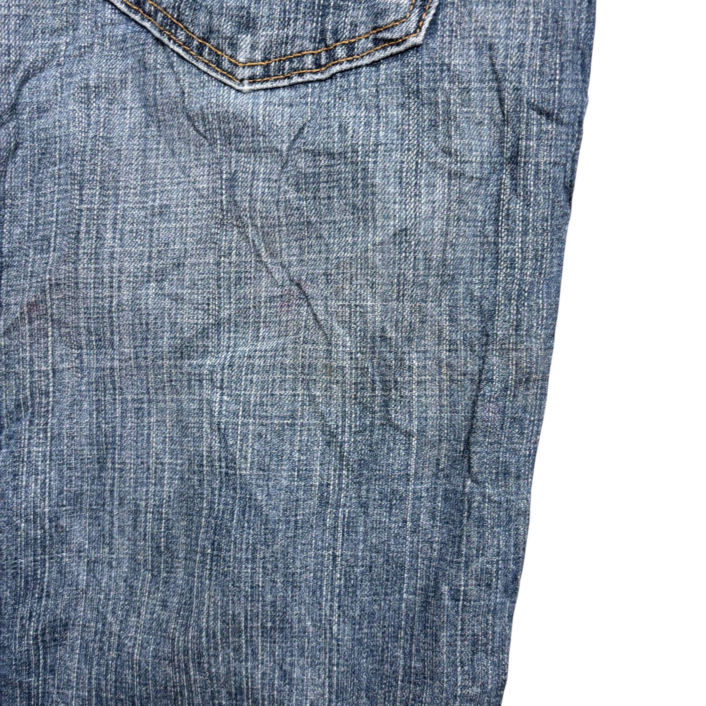 Levis 559 Jeans W36 L32 Mens Mid Blue Baggy Relaxed Straight Fit Denim (F)