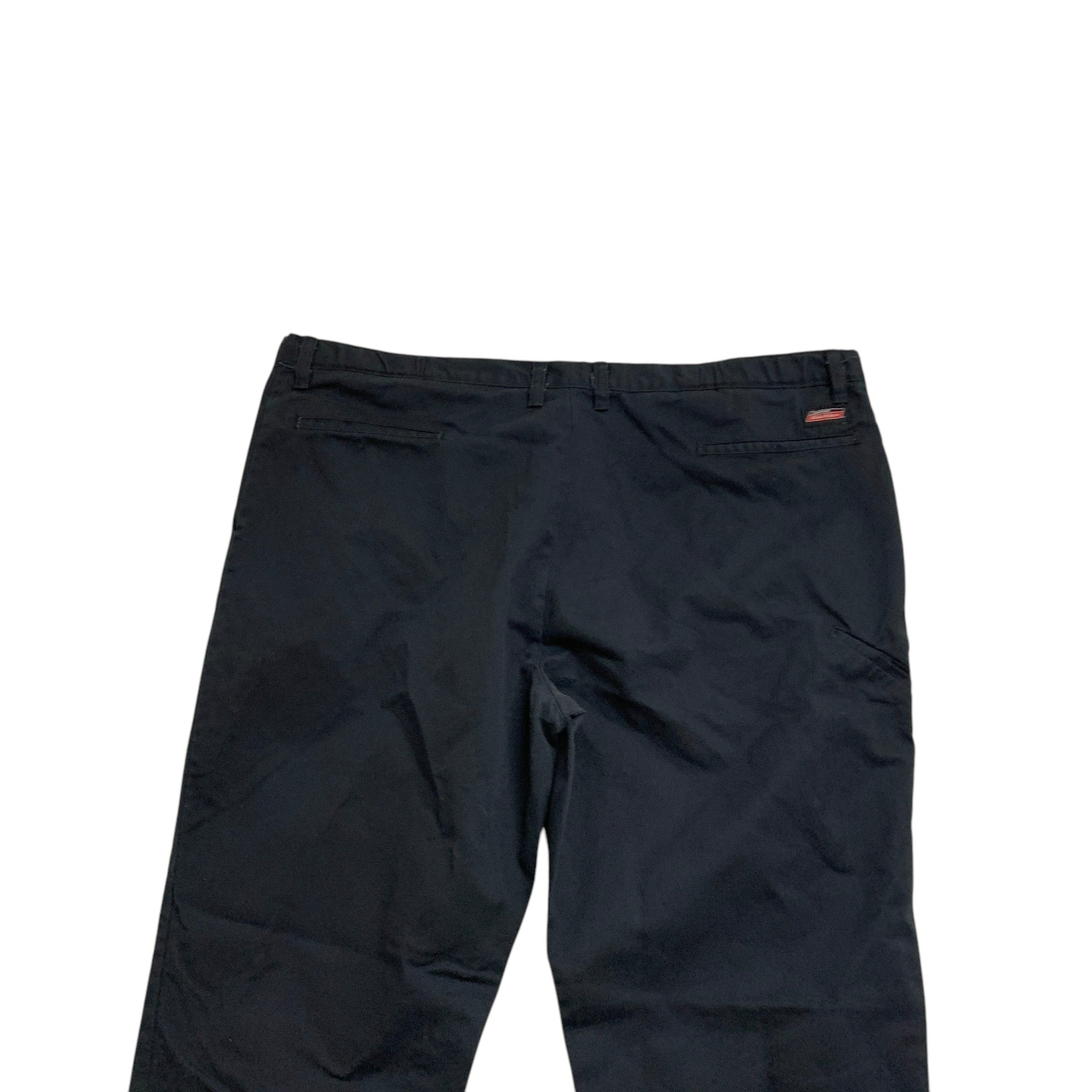 Dickies Trousers W44 L32 Mens Black Pants Relaxed Straight Fit Workwear