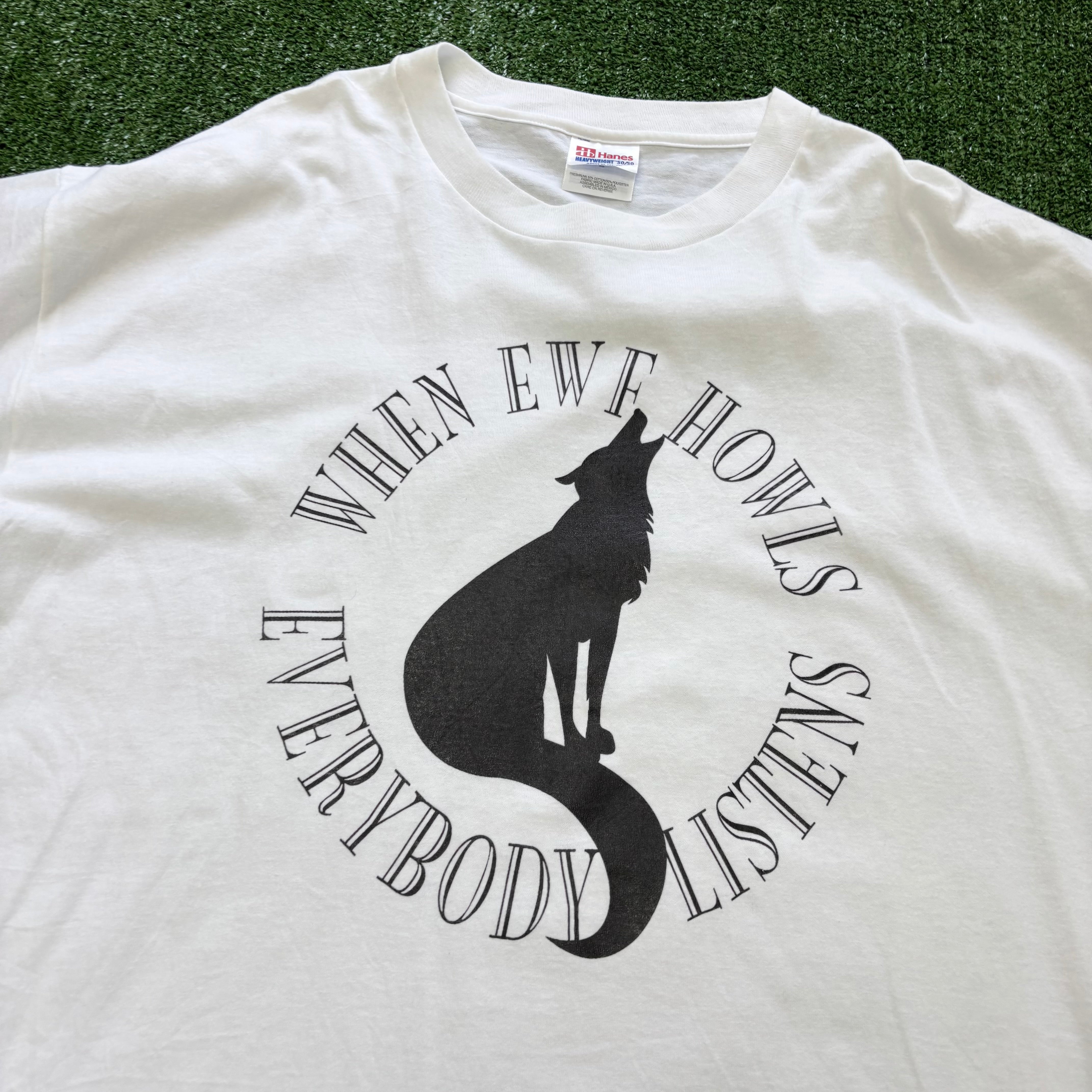 Vintage T Shirt Mens XL White Graphic Print 00s USA (E)