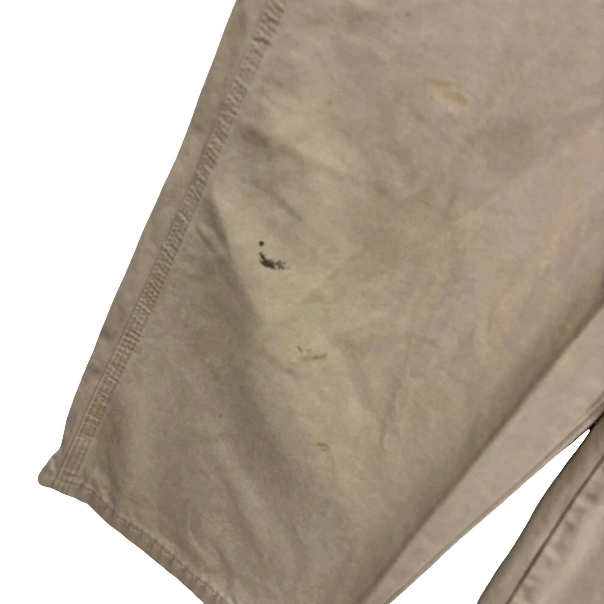 Wrangler Carpenter Trousers W42 L32 Mens Beige Baggy Relaxed Fit (F)