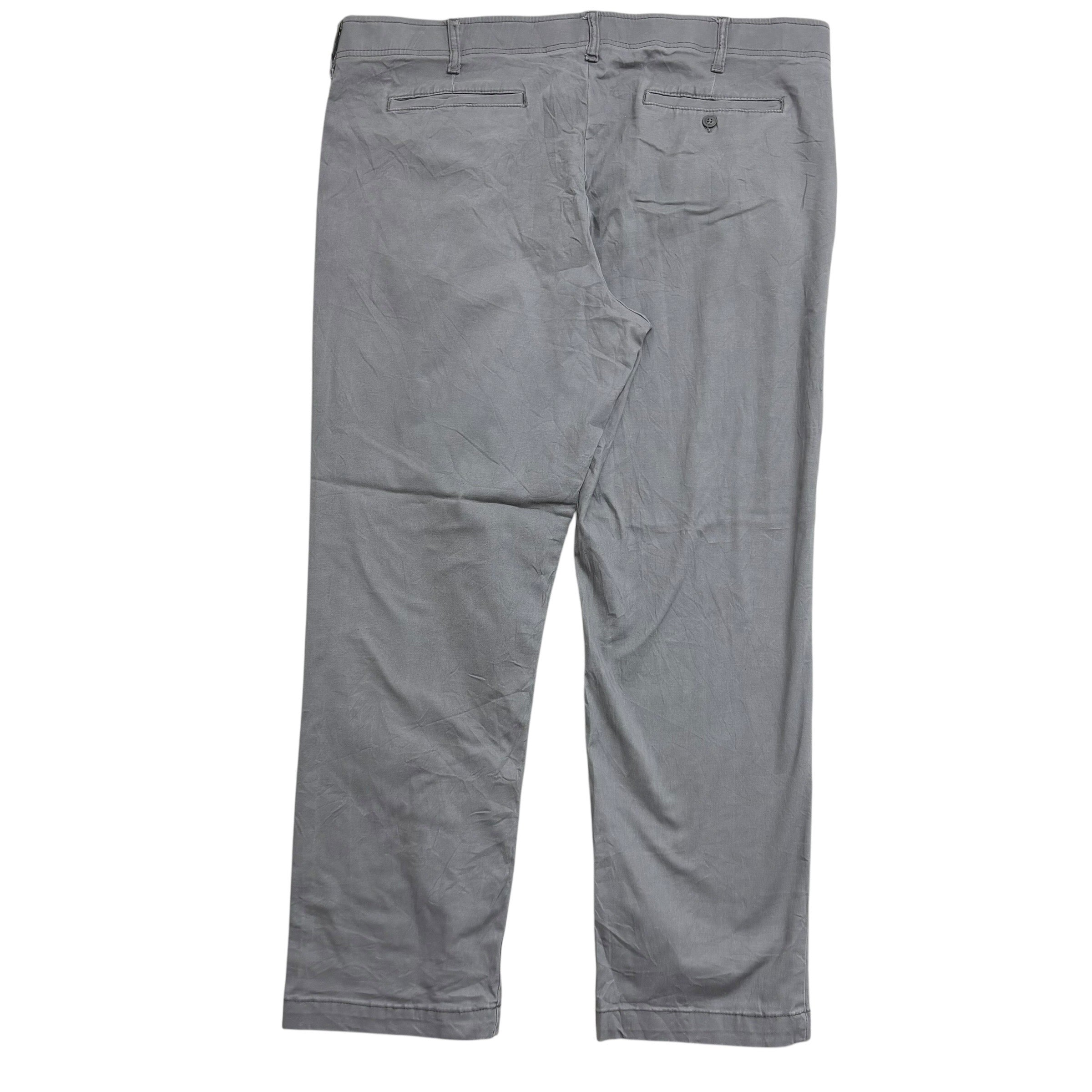 Lee Trousers W42 L30 Mens Grey Slim Straight Fit Stretch Pants (E)