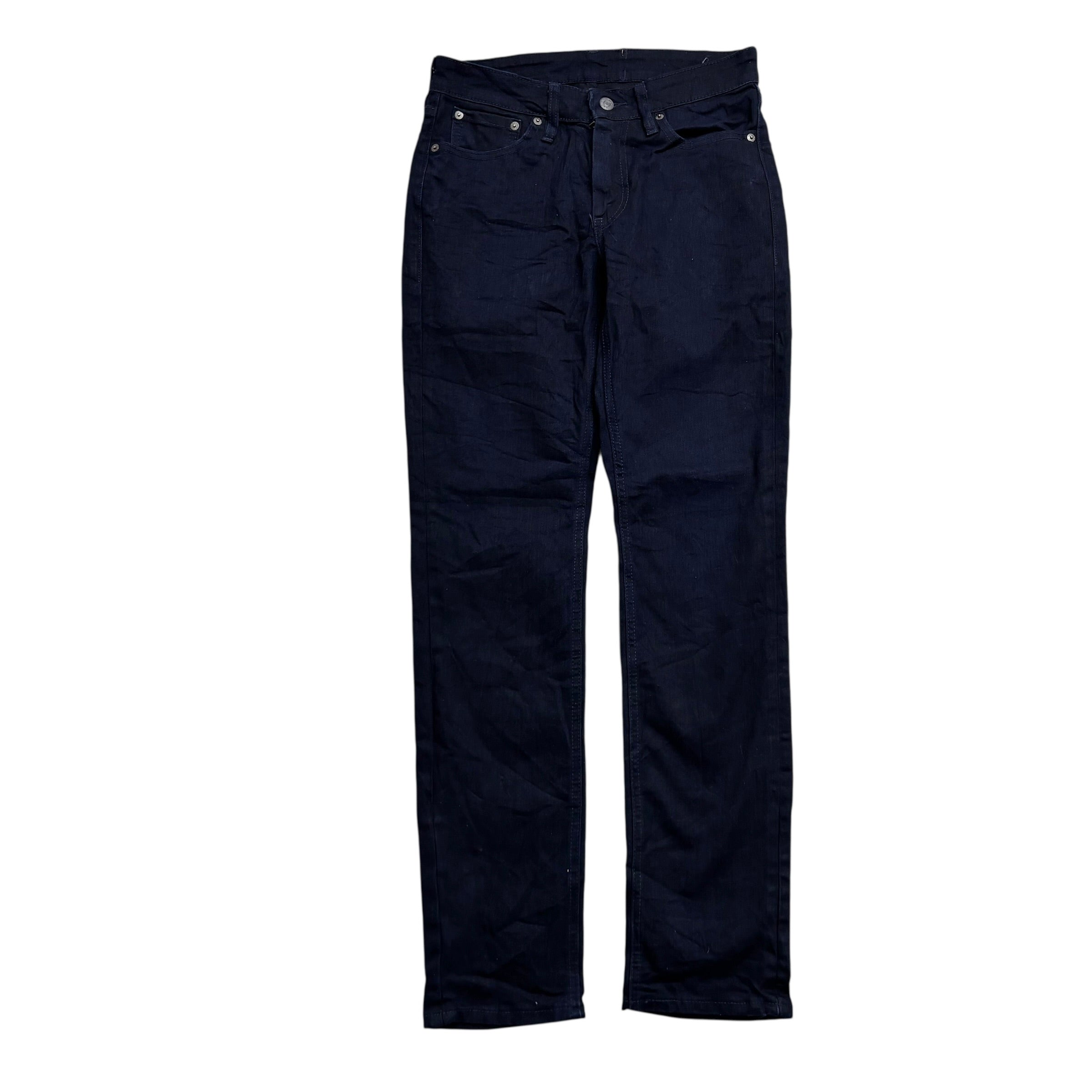 Levis 511 Commuter Jeans W28 L32 Mens Navy Blue Slim Fit Stretch Denim (E)